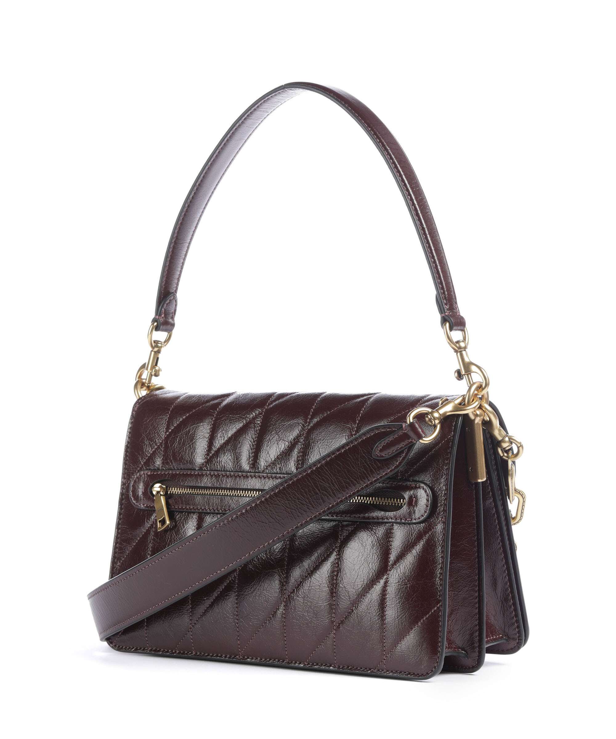 Coach Tabby Quilted Glazed Torba na ramię black currant - Image 2