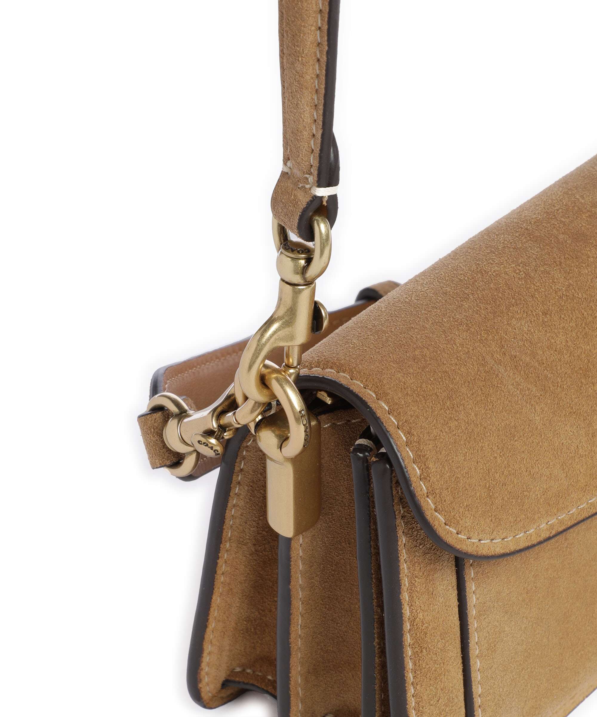 Coach Tabby Suede 20 Torba na ramię sand - Image 5