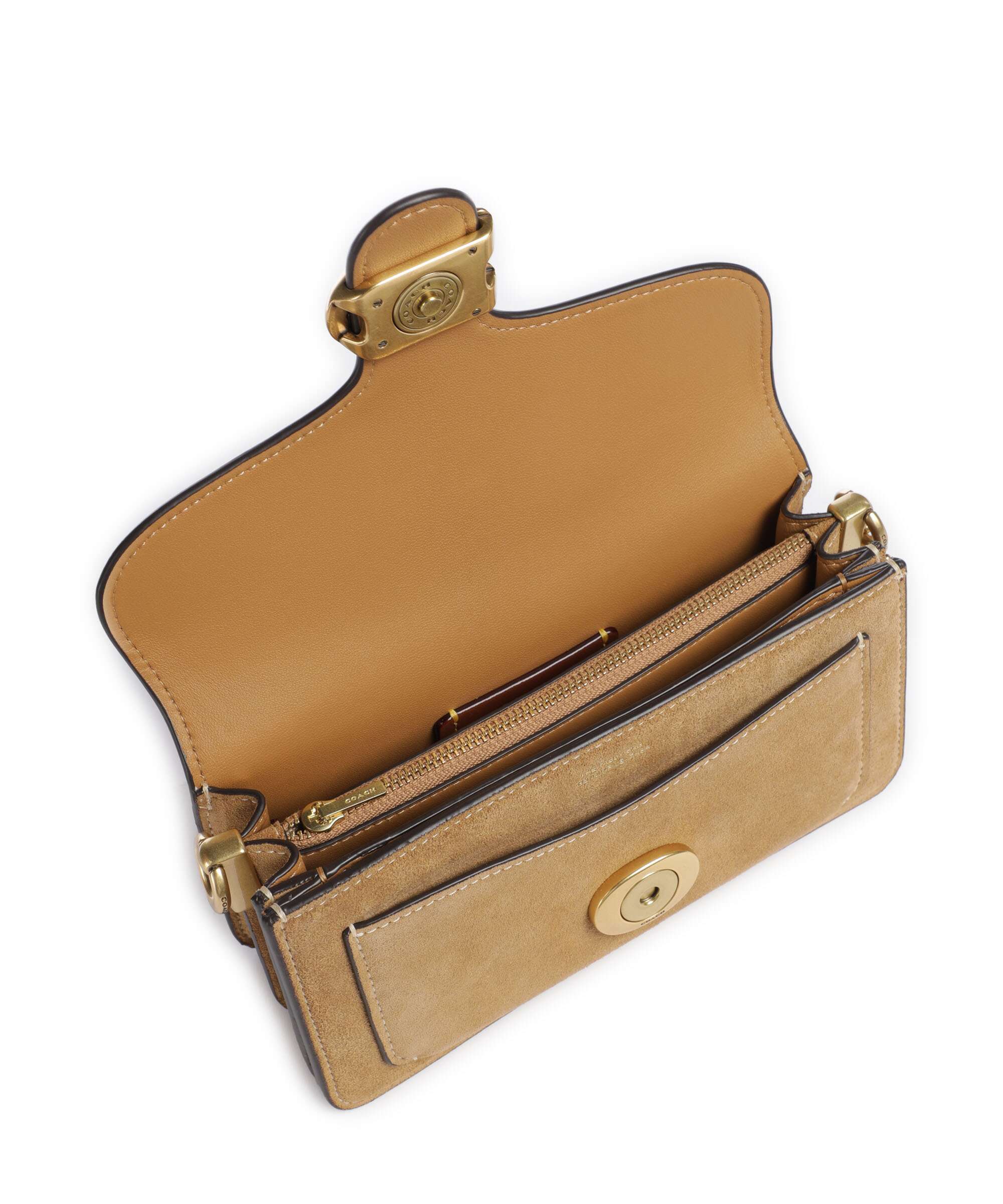 Coach Tabby Suede 20 Torba na ramię sand - Image 7