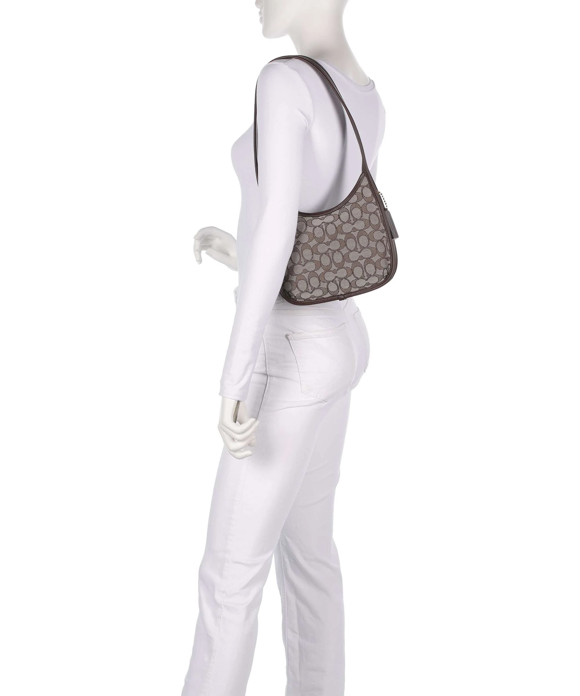 Coach The Coach Originals Curve Signature Jacquard Torba na ramię oak maple - Image 3