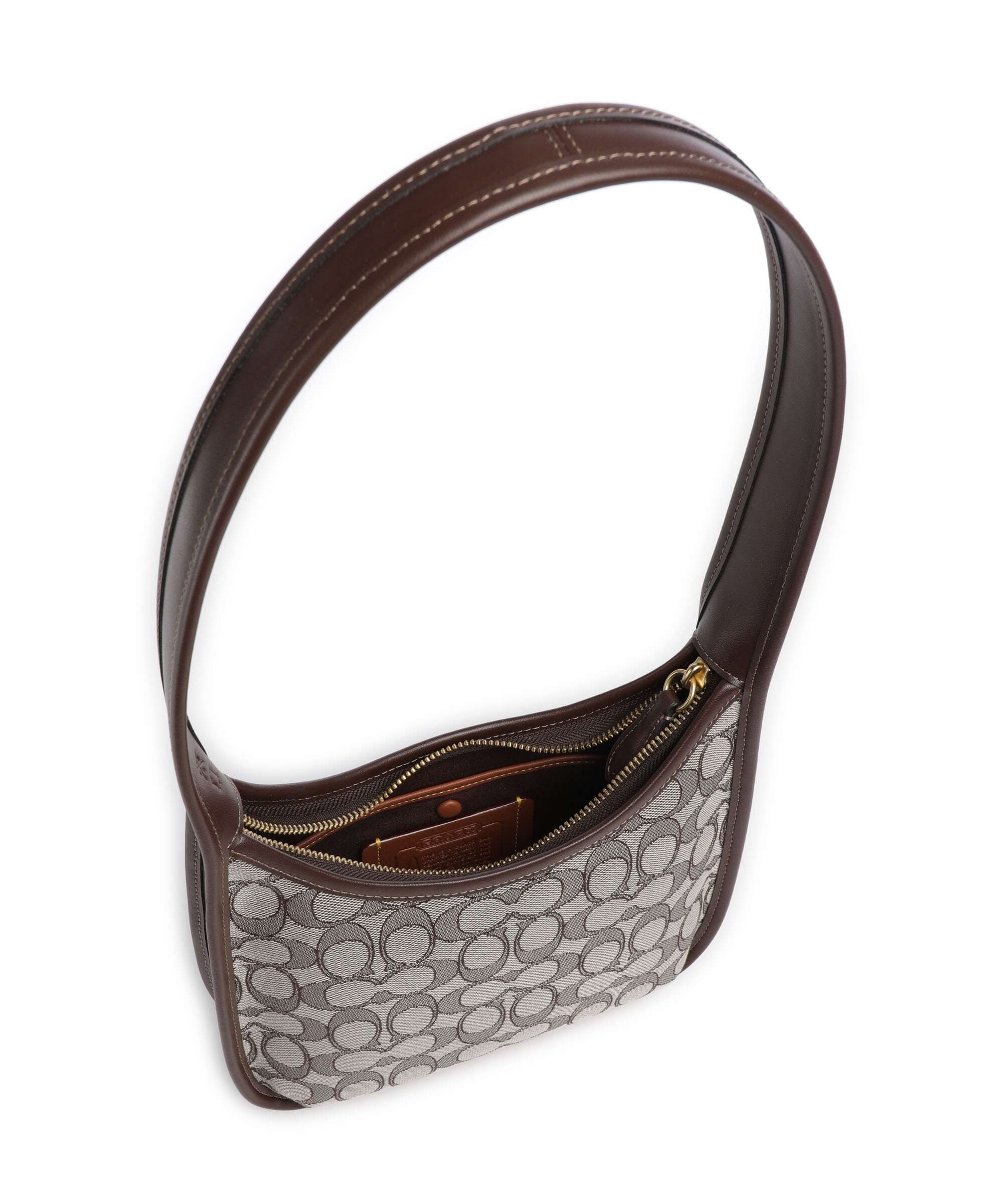 Coach The Coach Originals Curve Signature Jacquard Torba na ramię oak maple - Image 6