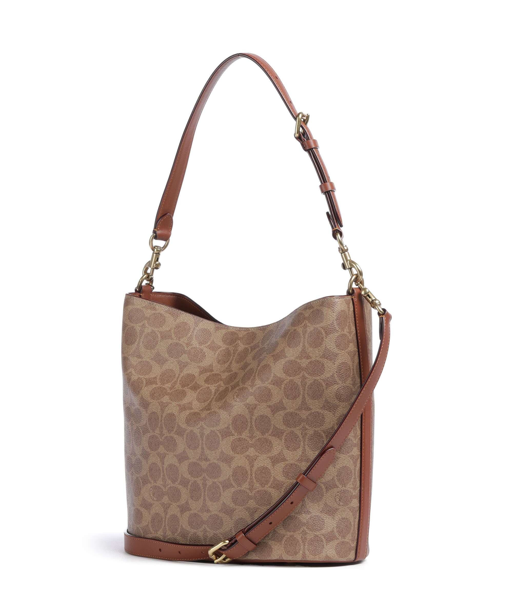 Coach Willow Signature Torebka worek tan caramel - Image 2