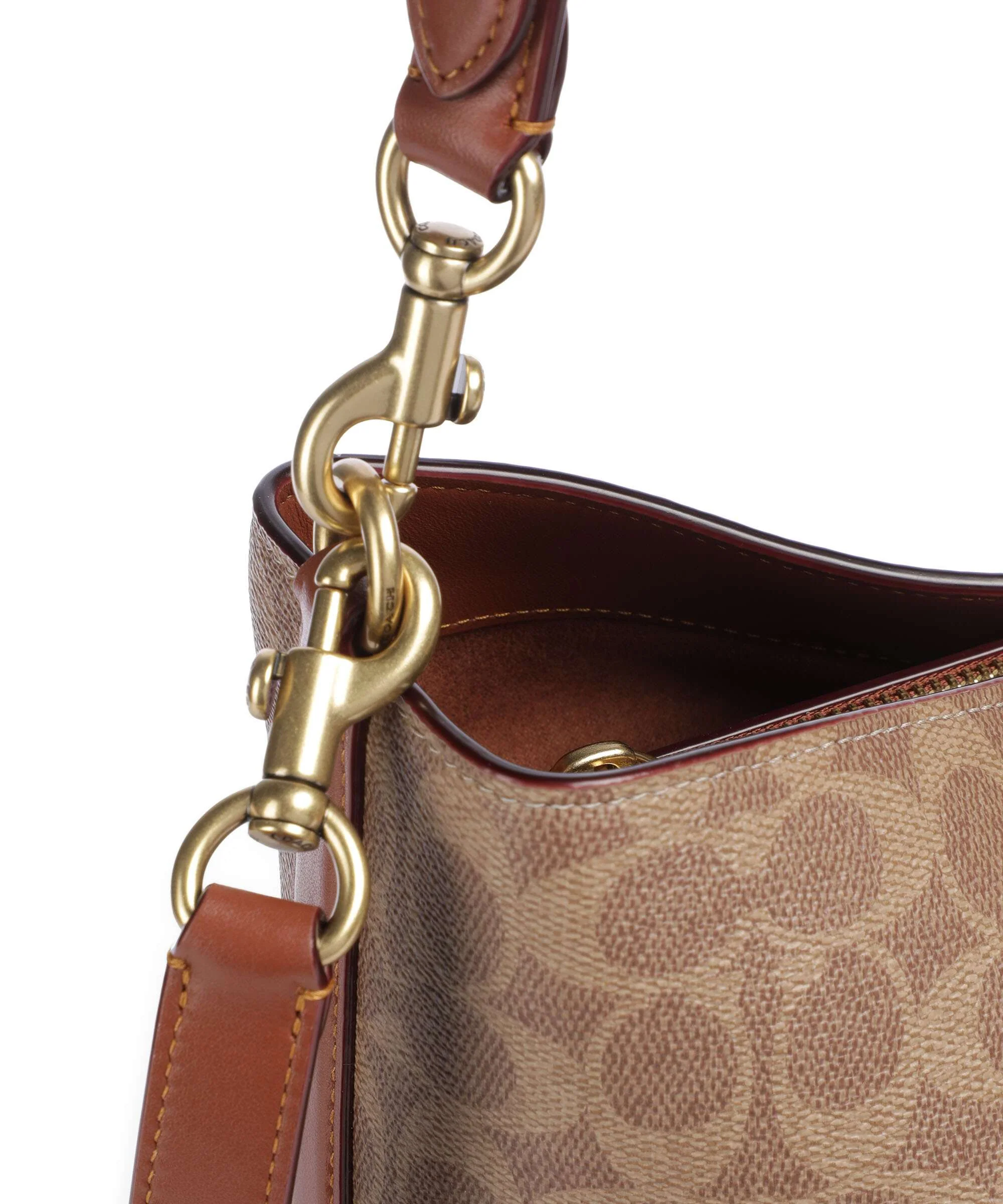 Coach Willow Signature Torebka worek tan caramel - Image 4