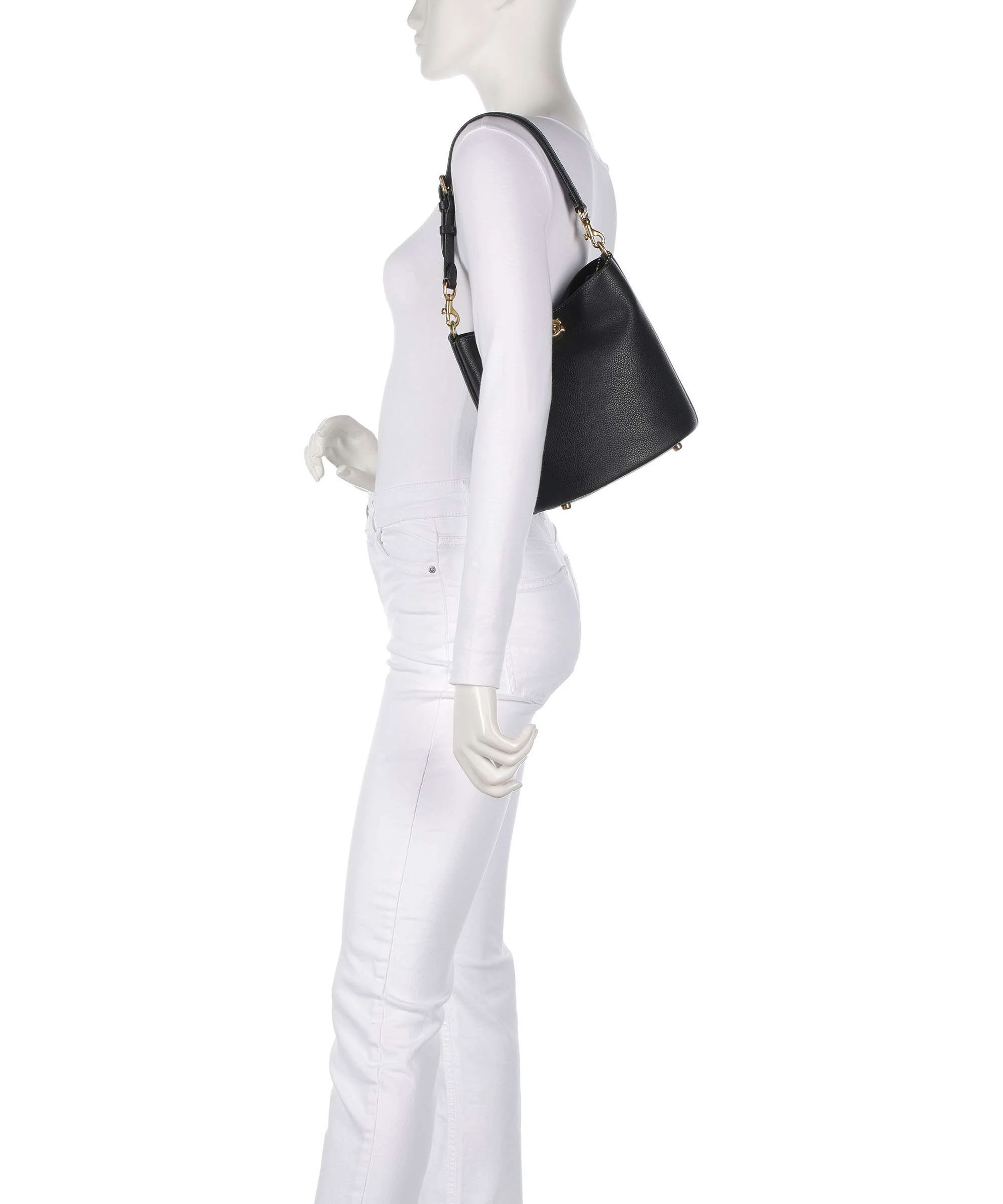 Coach Willow Soft 19 Torebka worek black - Image 3