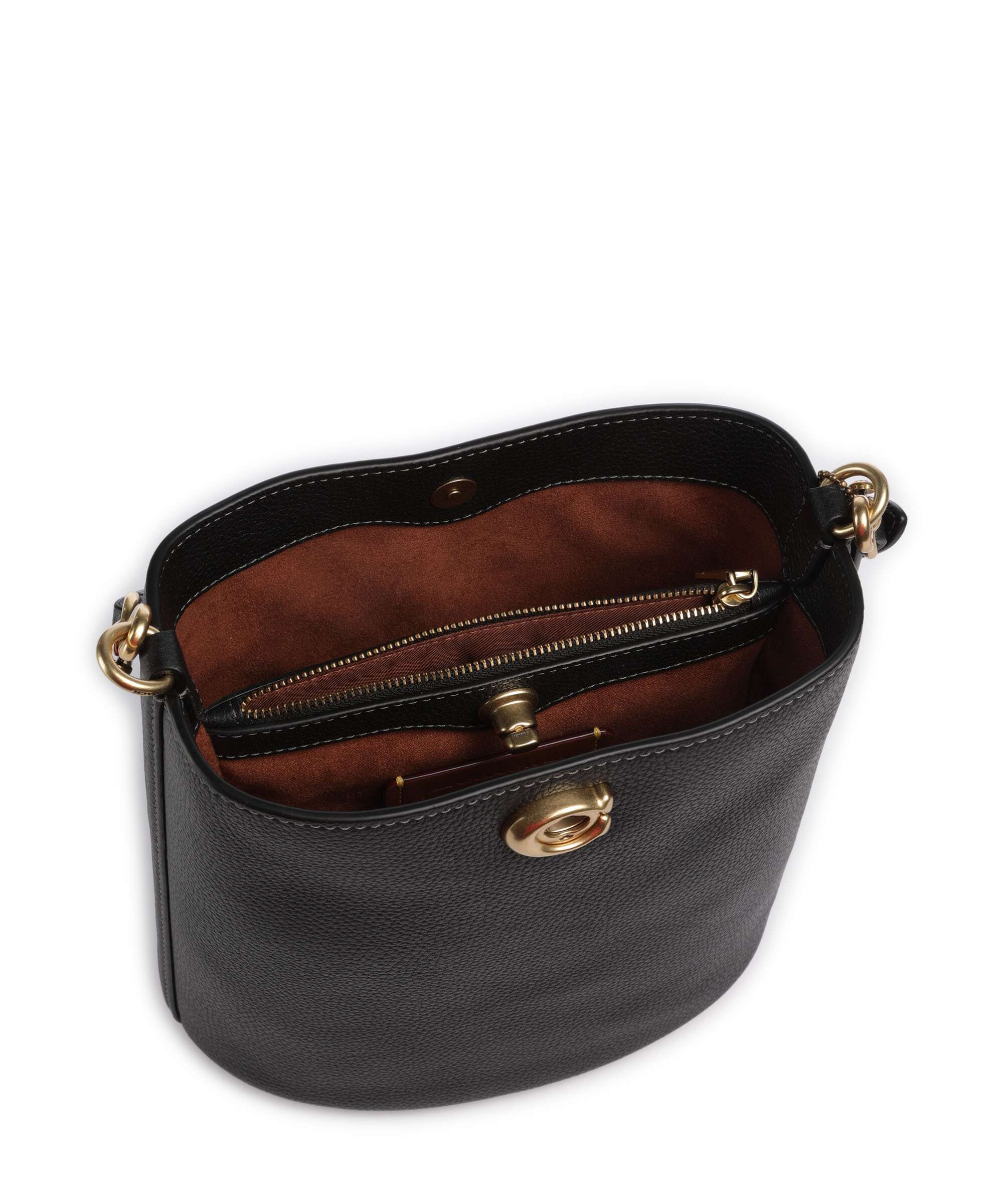 Coach Willow Soft 19 Torebka worek black - Image 6