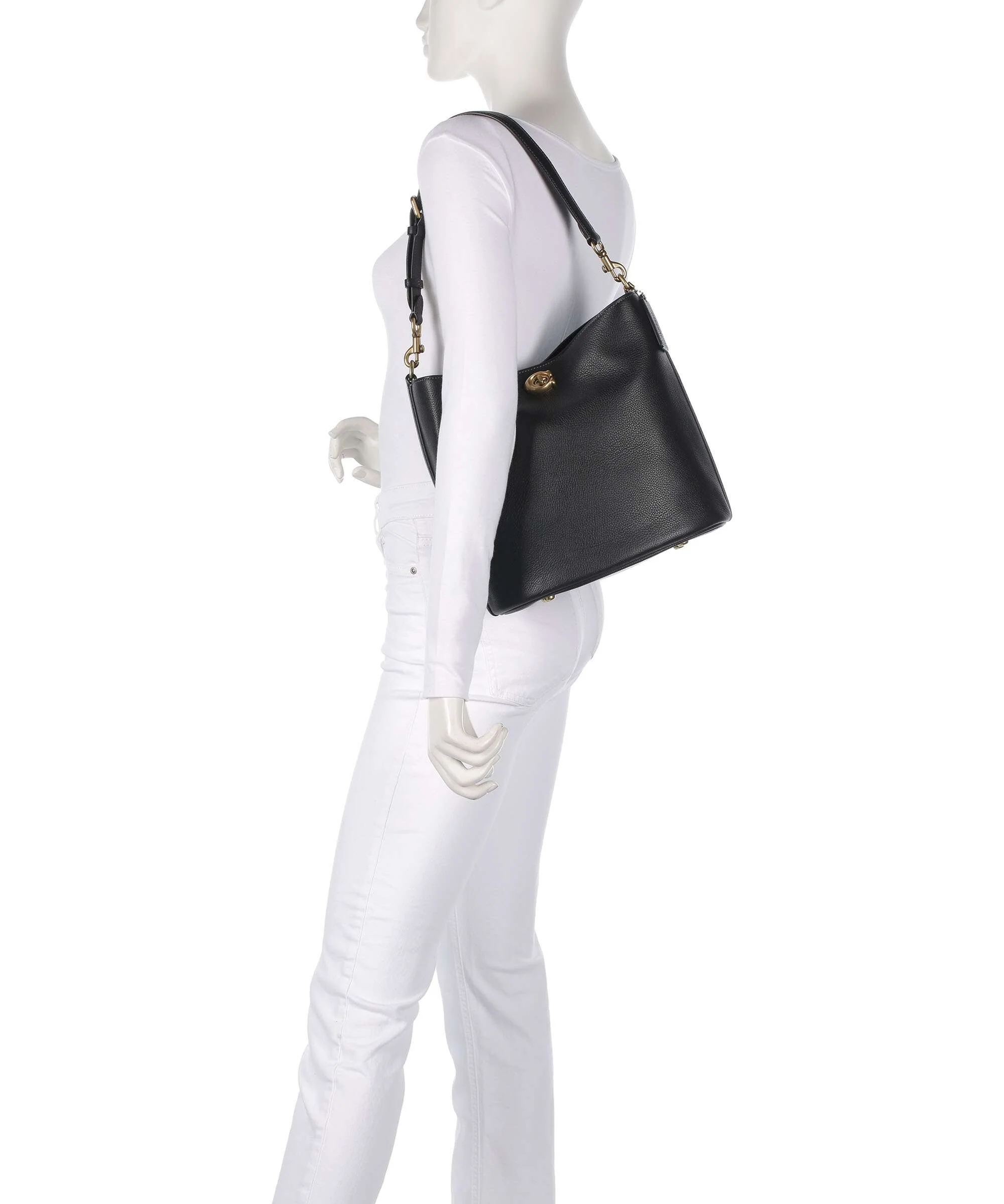 Coach Willow Soft Torebka worek black - Image 3