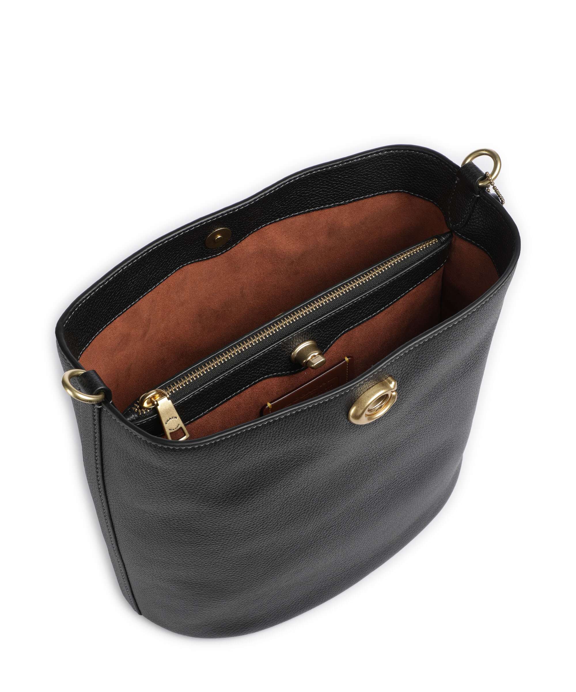 Coach Willow Soft Torebka worek black - Image 6