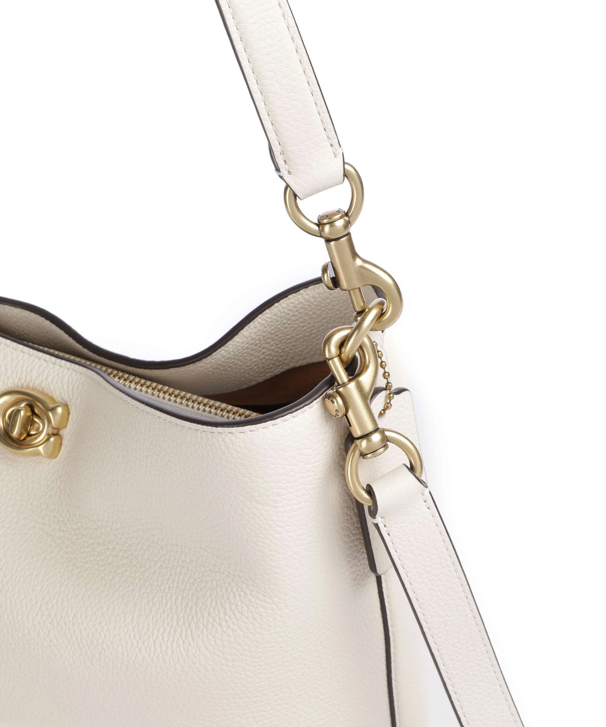 Coach Willow Soft Torebka worek chalk - Image 4