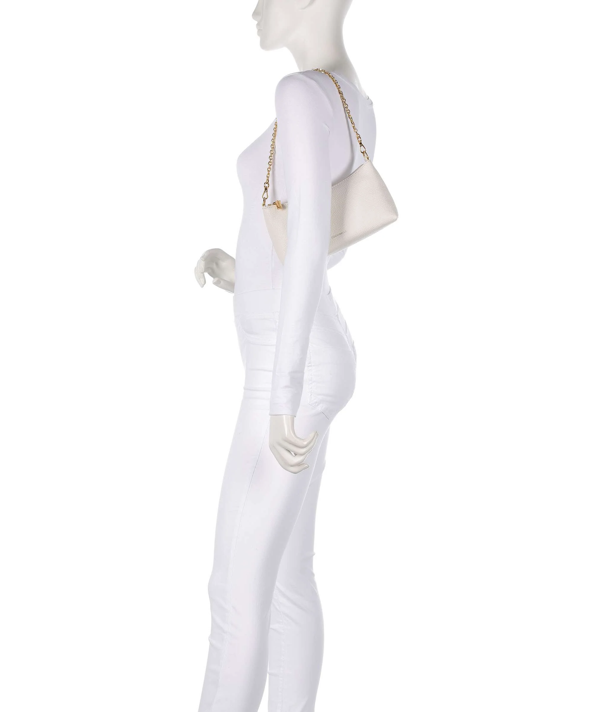 Coccinelle Aura Torba na ramię blanco - Image 3
