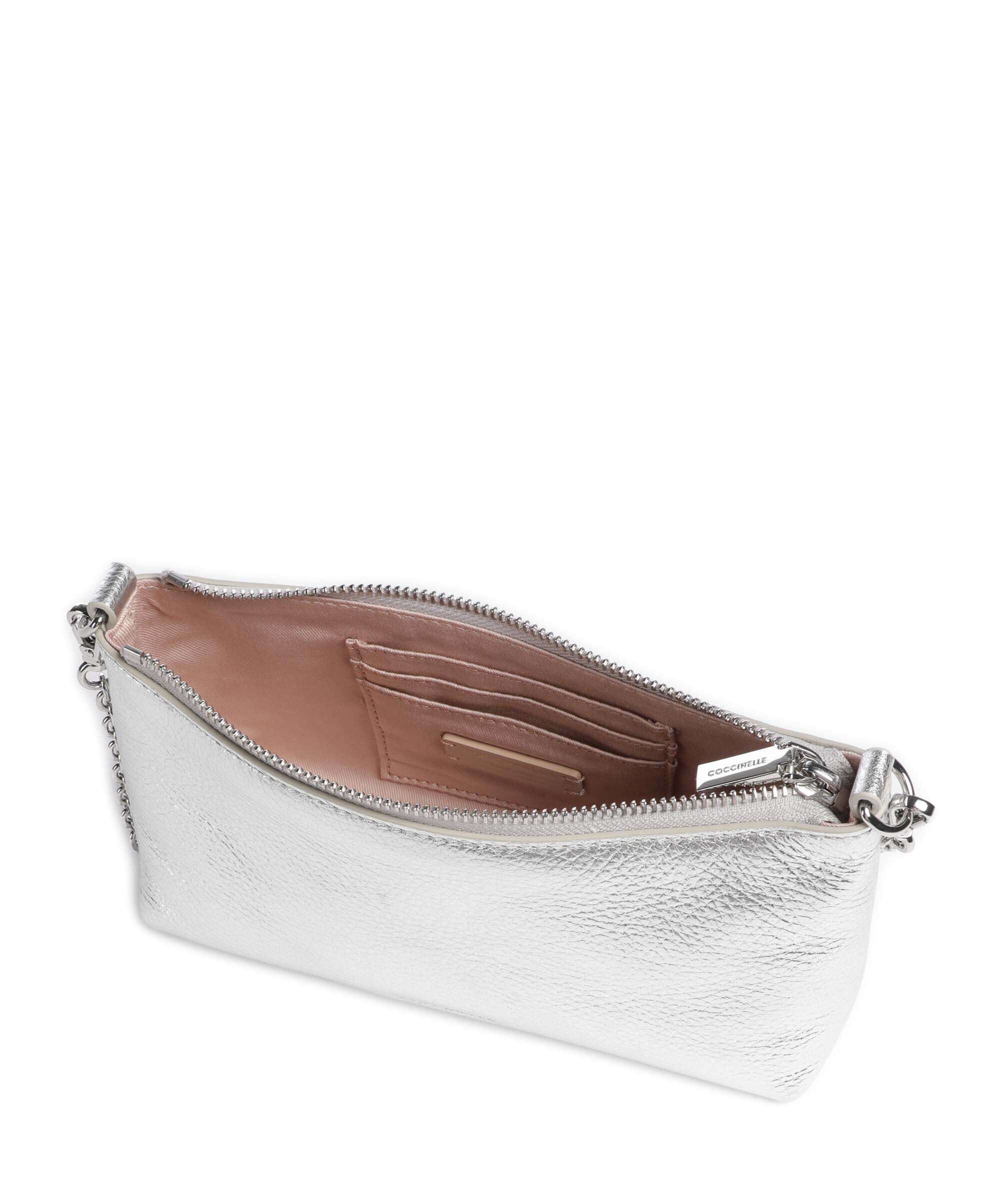 Coccinelle Aura Torba na ramię silver - Image 6