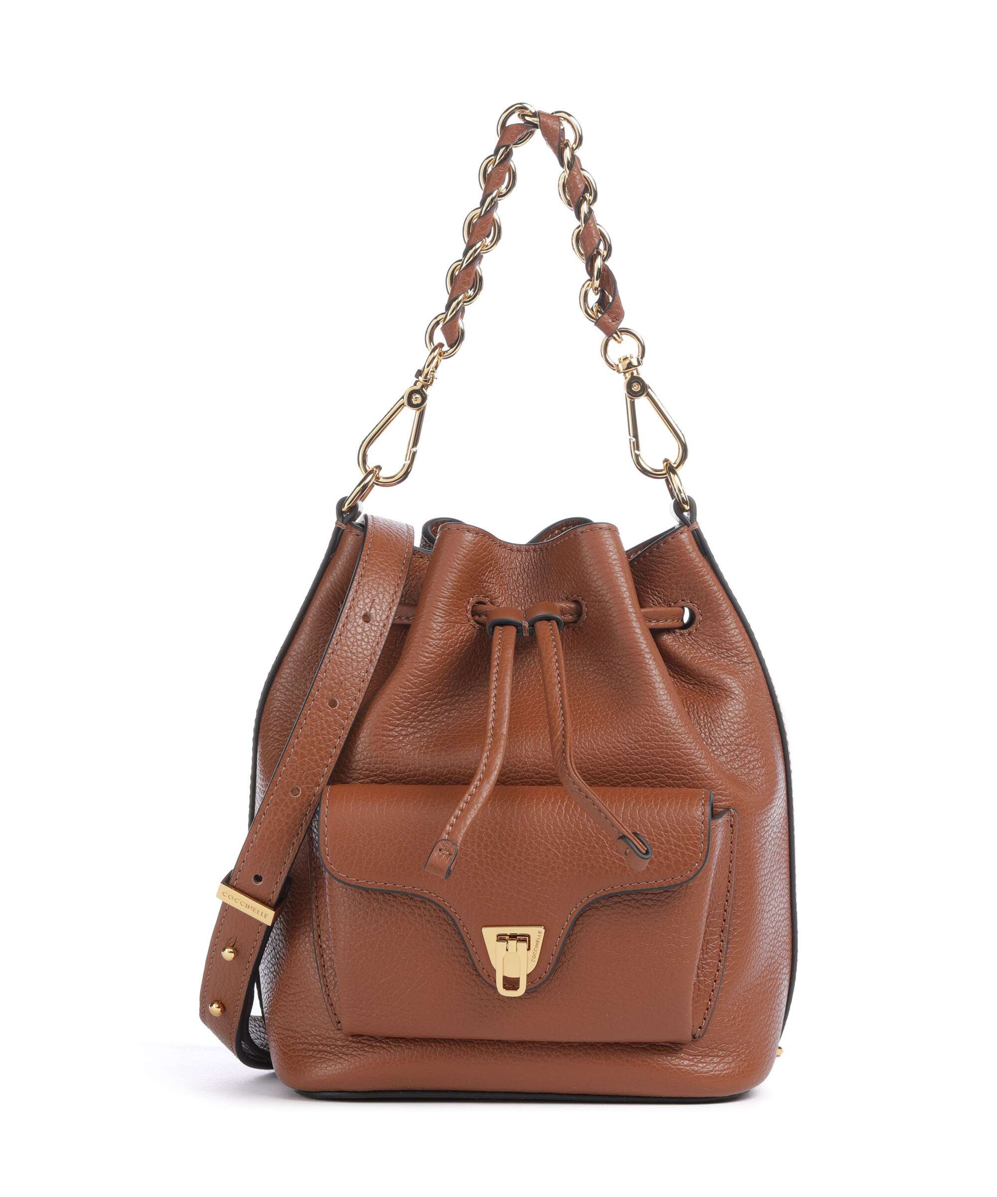 Coccinelle Beat Generation Torebka worek cognac