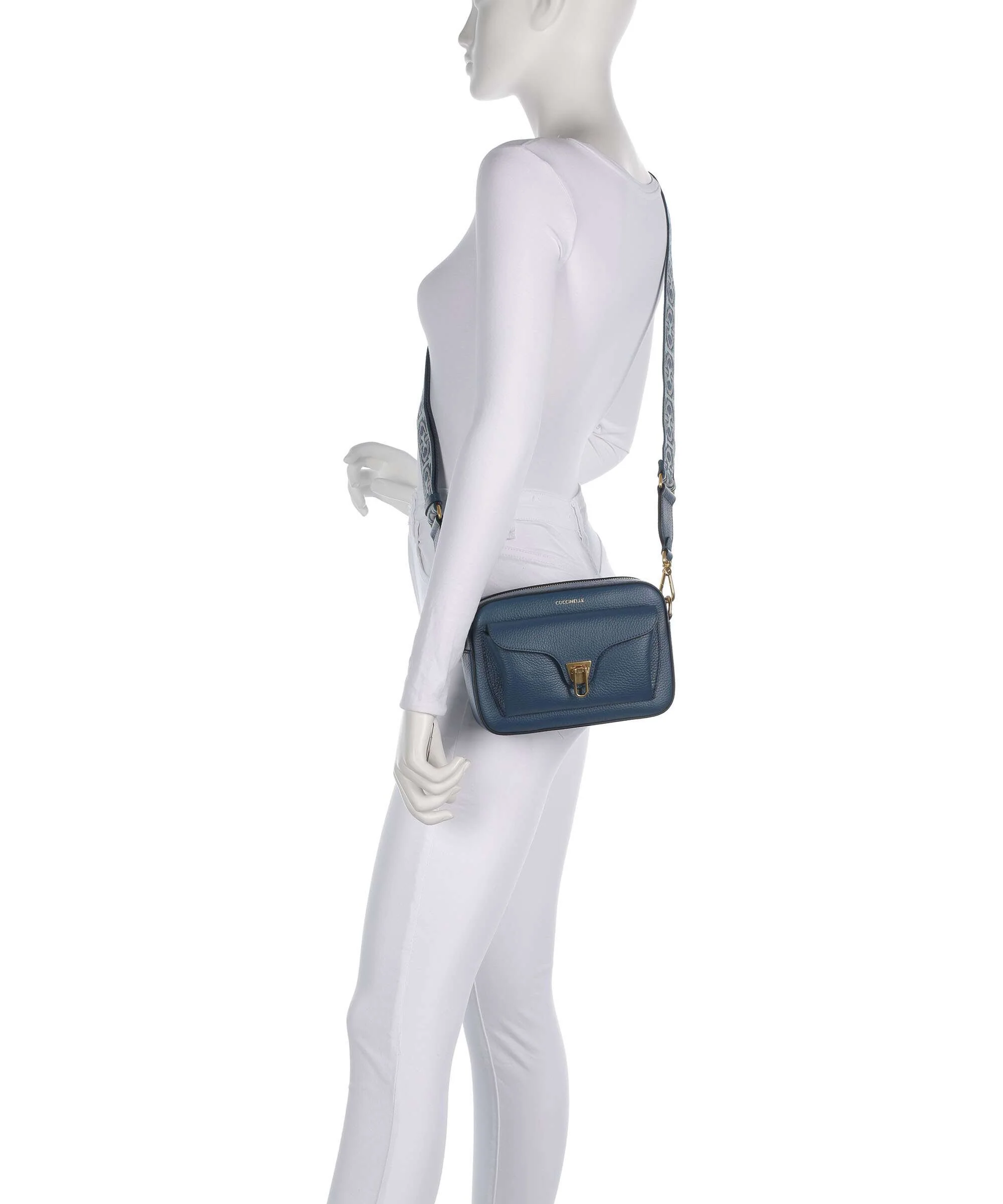 Coccinelle Beat Soft Ribbon Torba przez ramię deep blue - Image 3