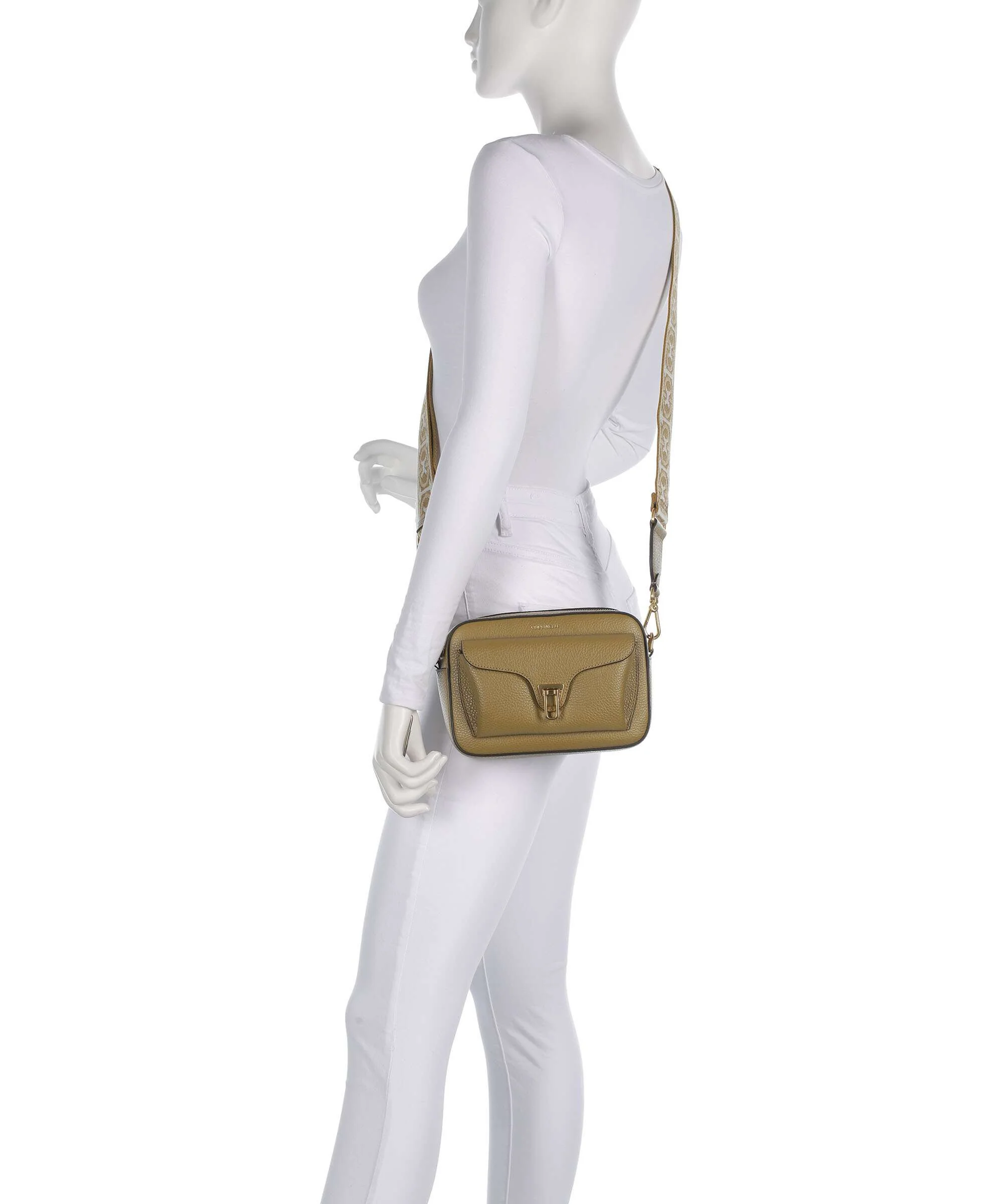 Coccinelle Beat Soft Ribbon Torba przez ramię seagrass - Image 3