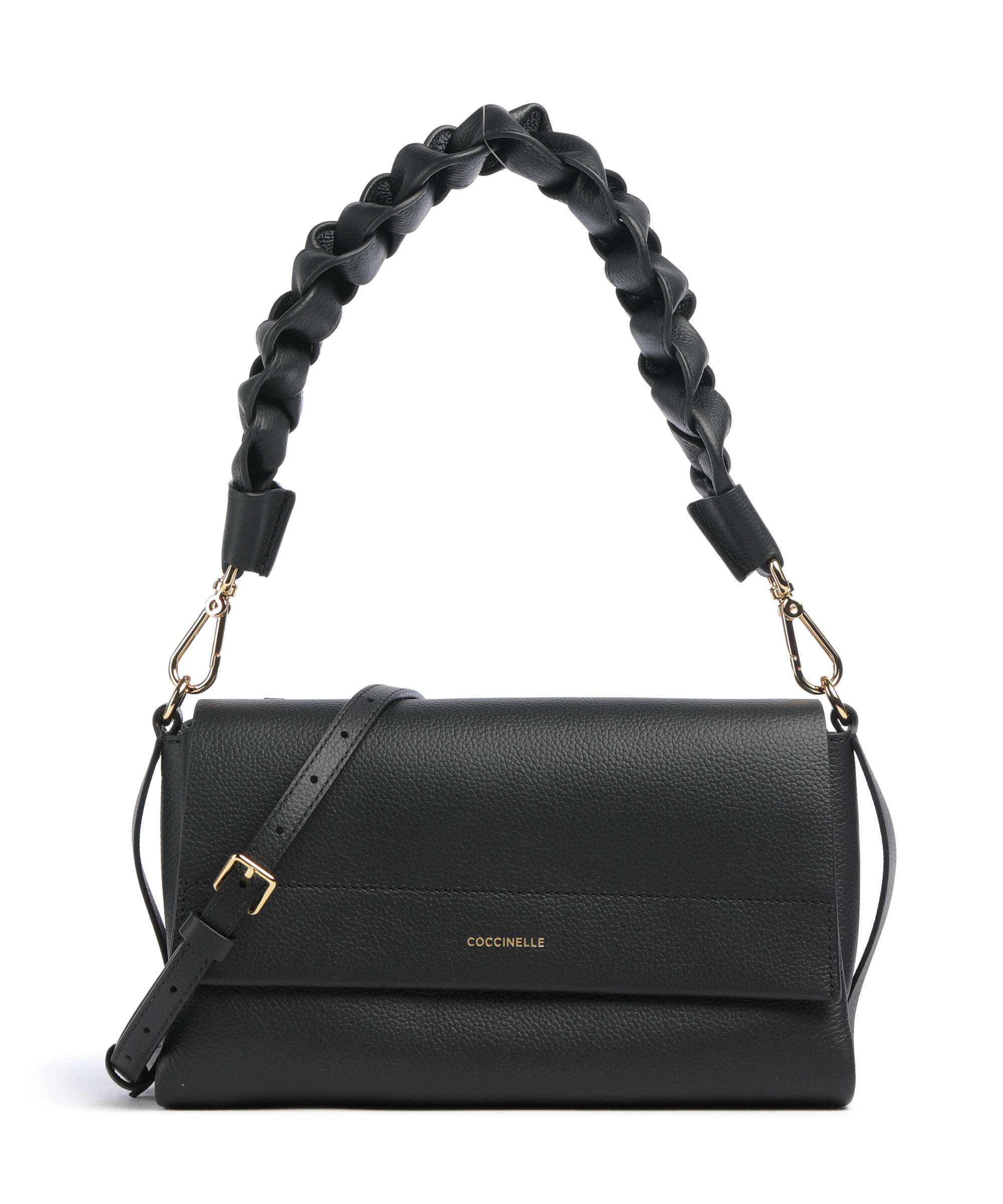 Coccinelle Boheme Grana Double Torba na ramię noir/cognac