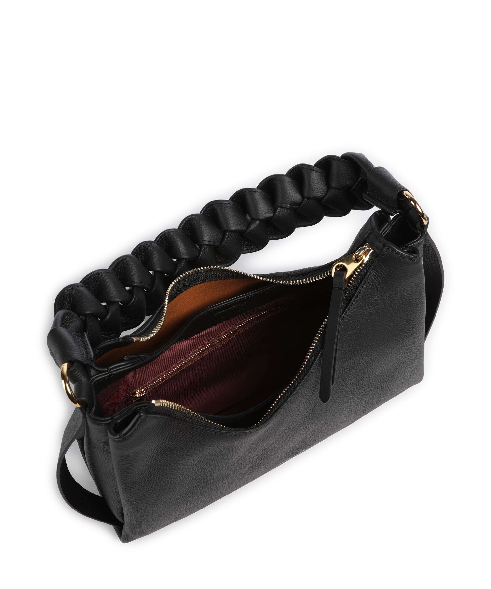 Coccinelle Boheme Grana Double Torba na ramię noir/cuir - Image 6