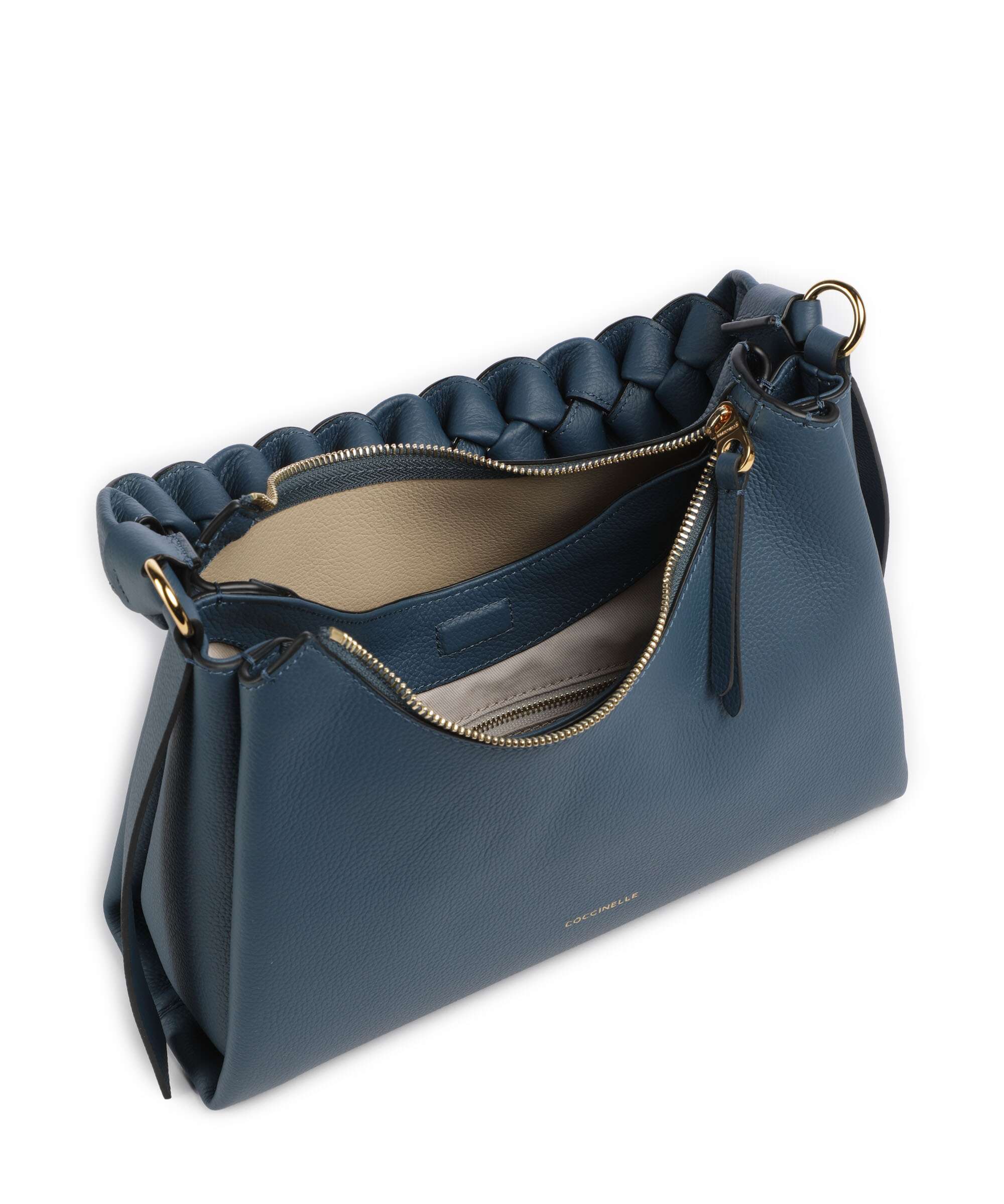 Coccinelle Boheme Grana Double Torba na ramię deep blue/sandshell - Image 5