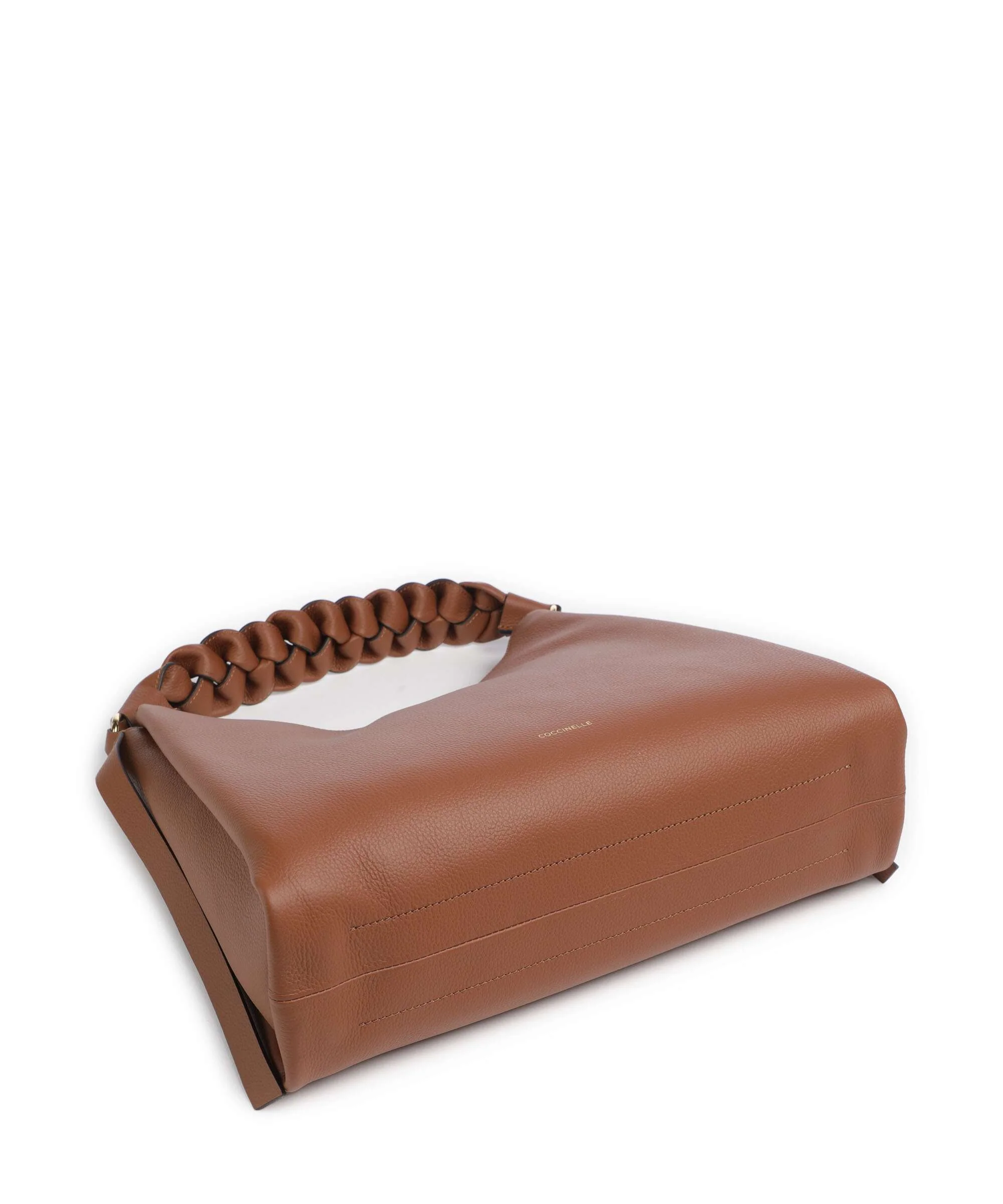 Coccinelle Boheme Grana Double Torebka worek cognac/noir - Image 5