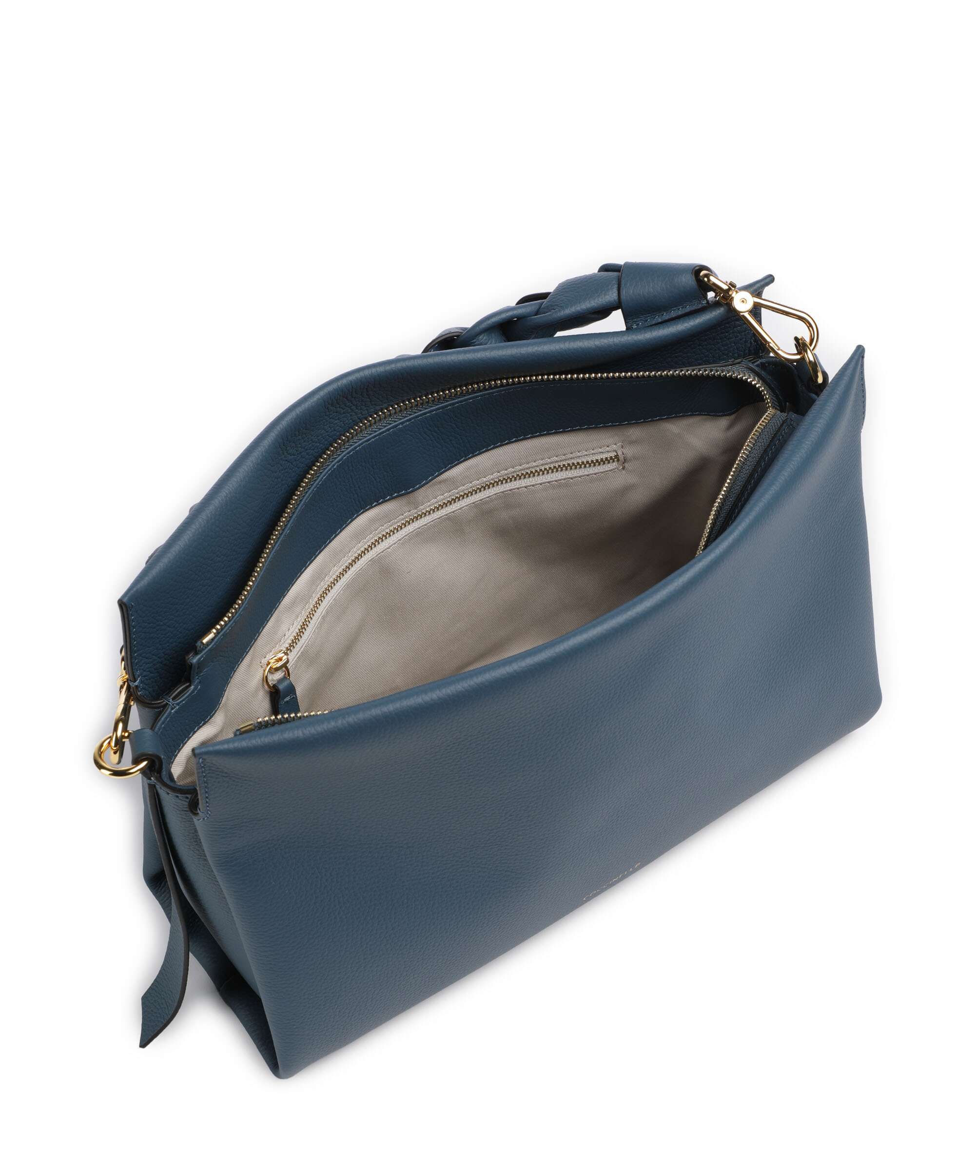 Coccinelle Boheme Grana Double Torebka worek deep blue/sandshell - Image 5