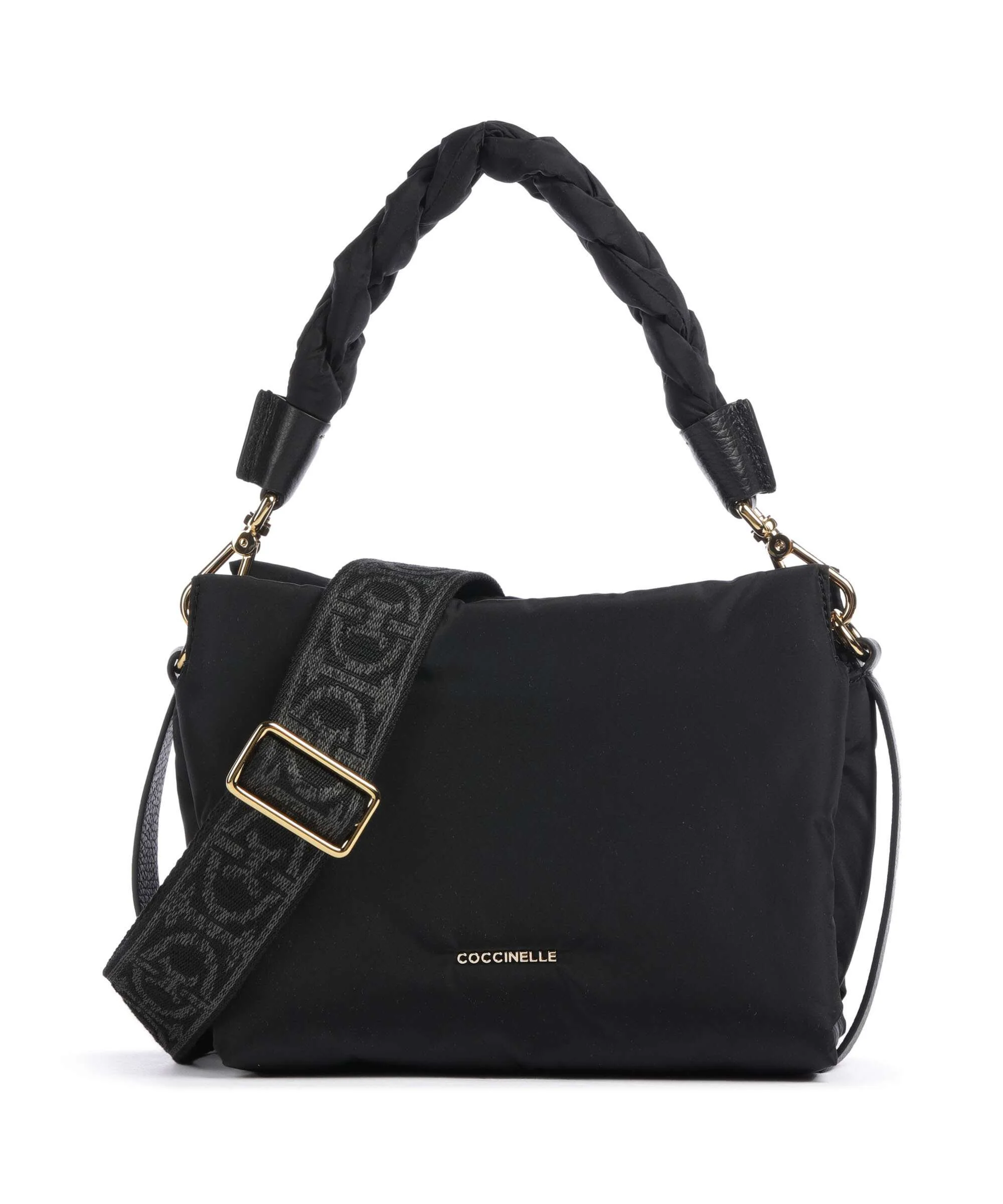 Coccinelle Boheme Puffy Nylon Torebka noir