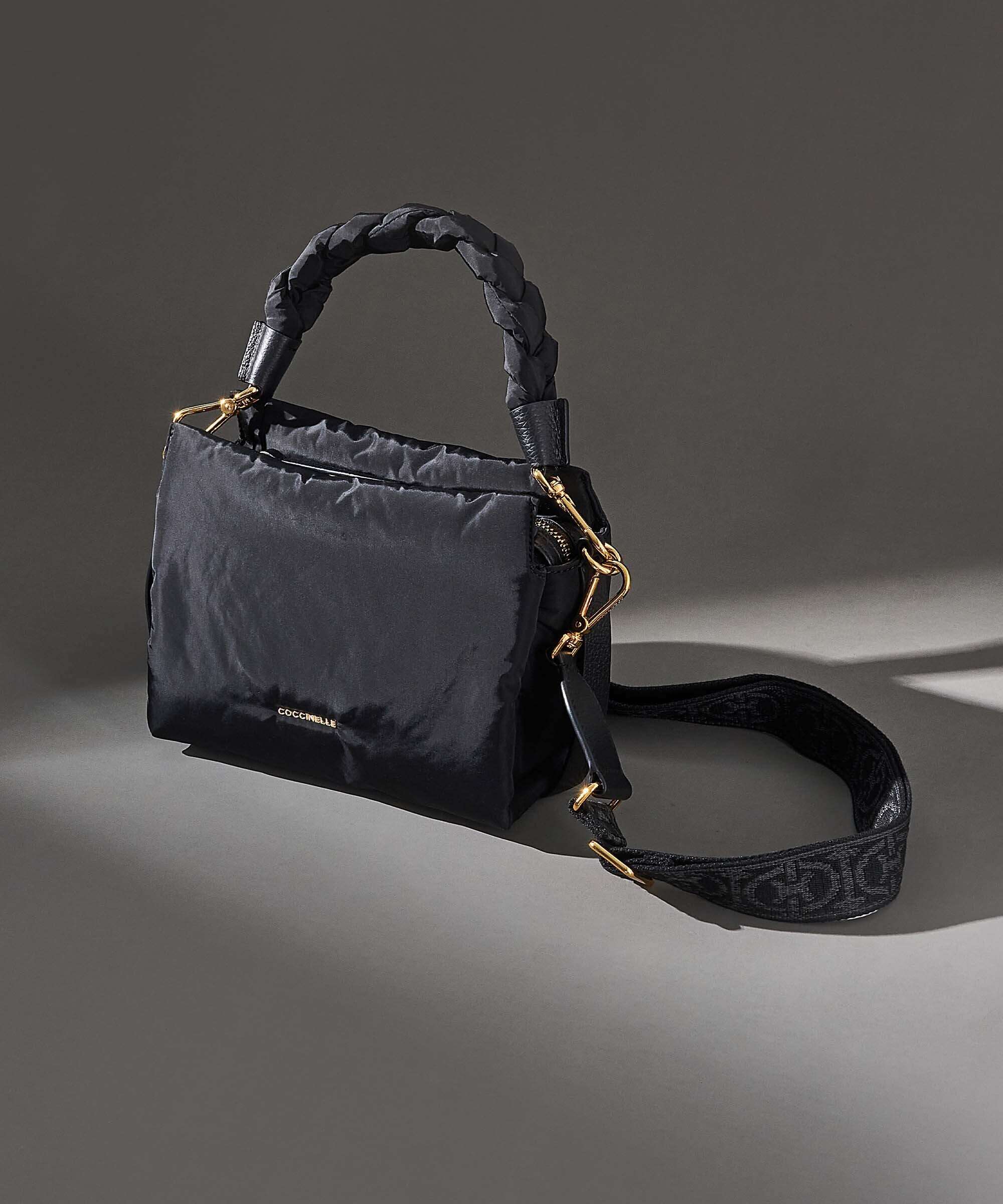 Coccinelle Boheme Puffy Nylon Torebka noir - Image 8