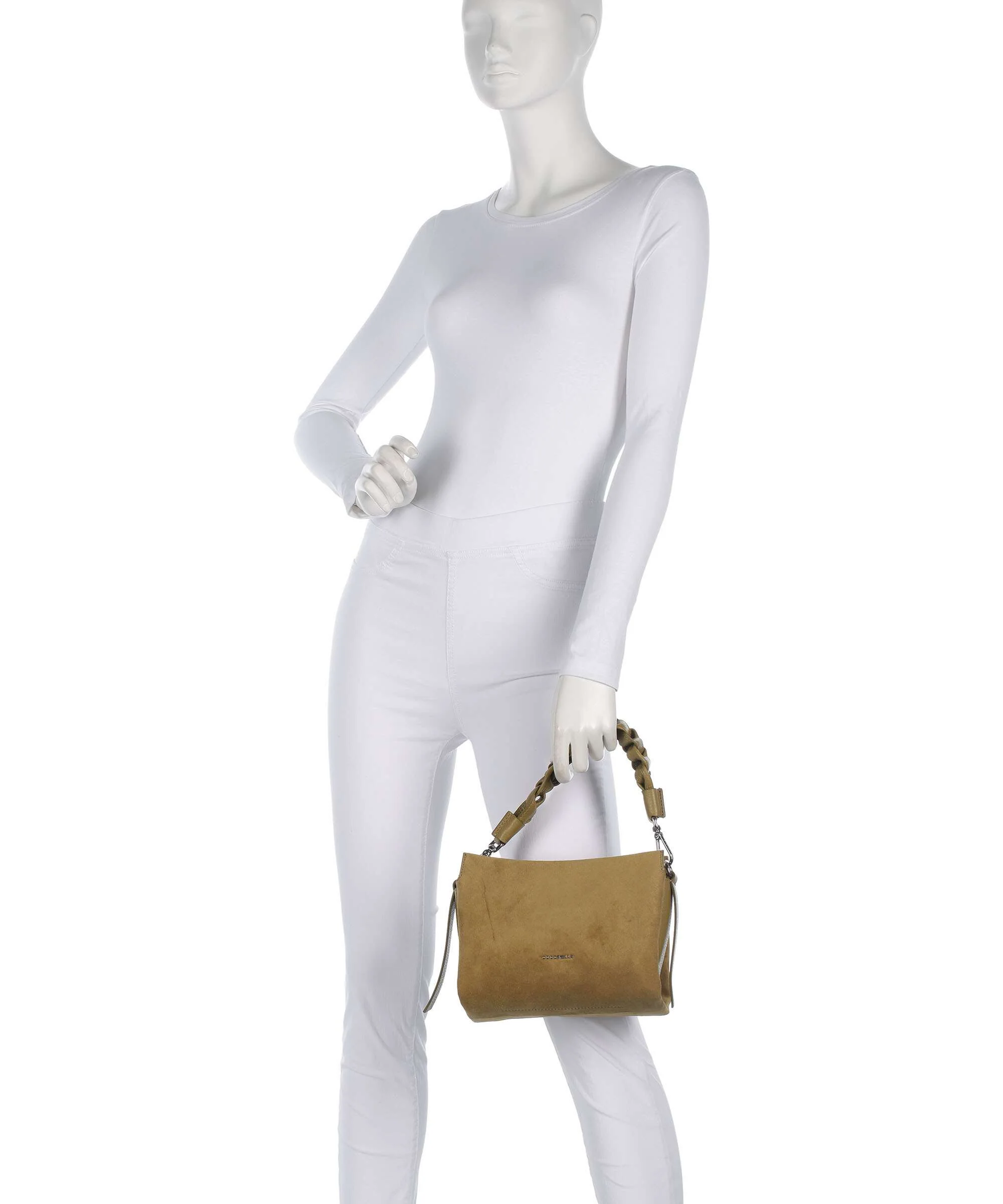 Coccinelle Boheme Suede Torebka seagrass - Image 3