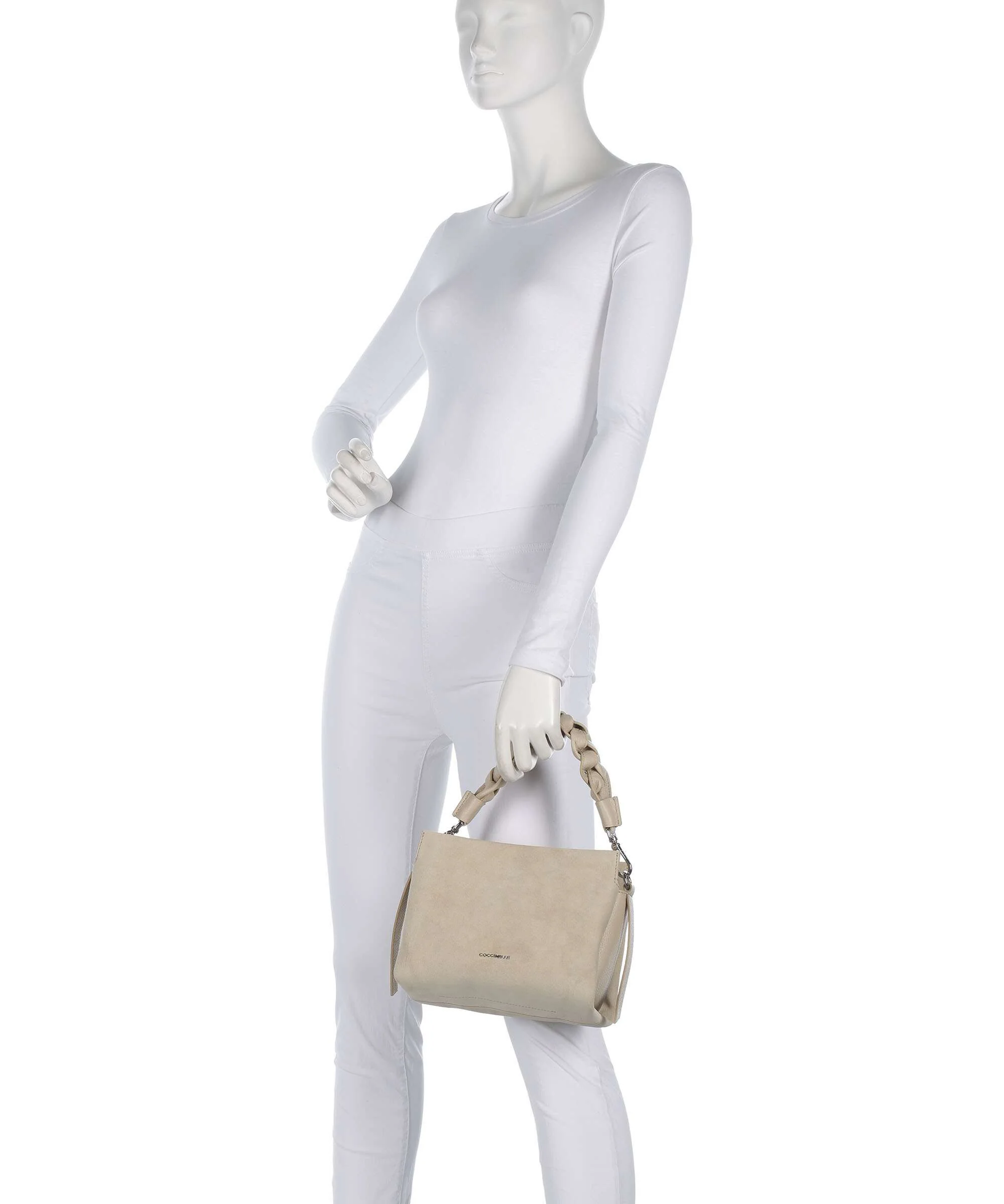 Coccinelle Boheme Suede Torebka sandshell - Image 3
