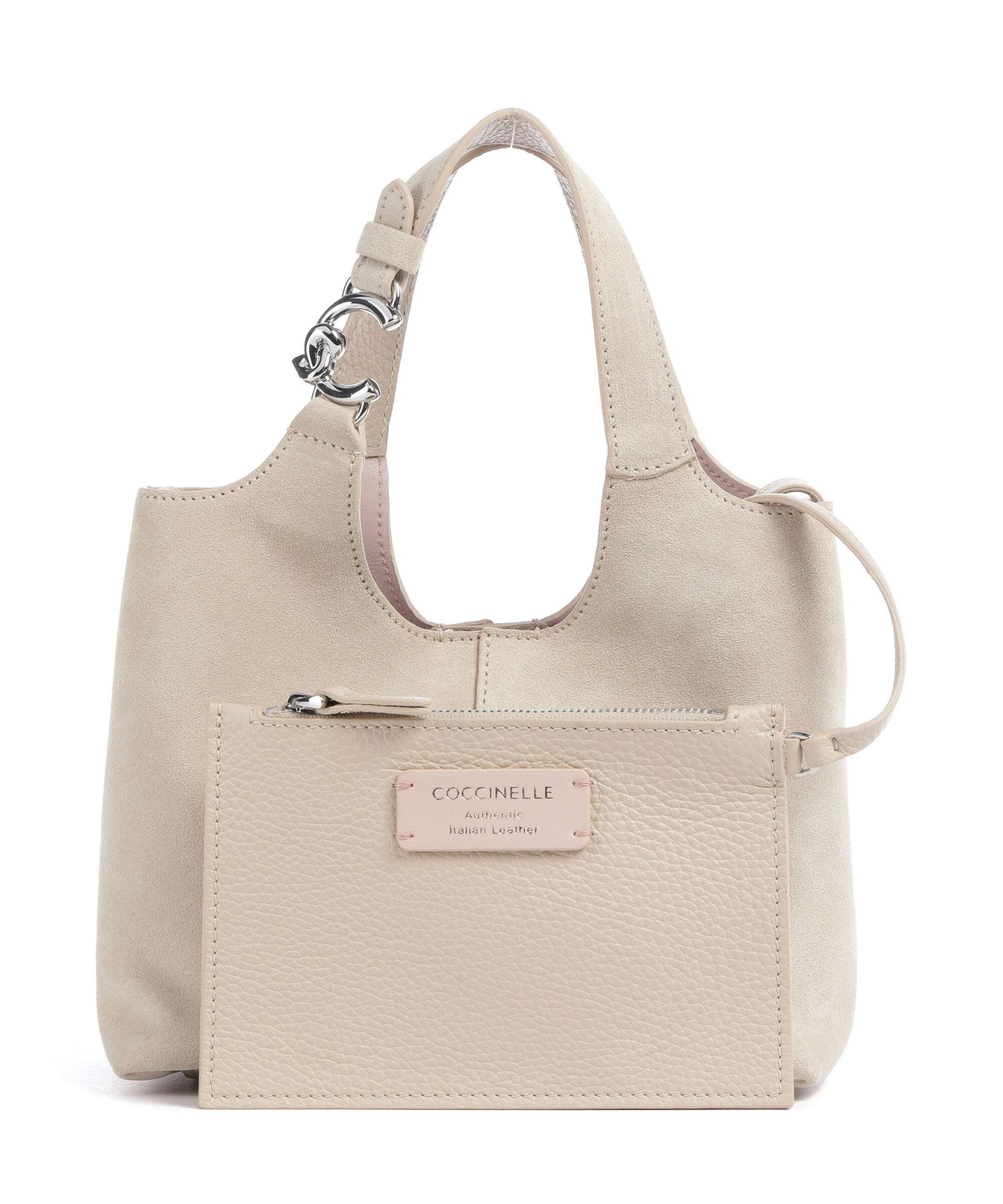 Coccinelle C-Easy Suede Torebka sandshell - Image 2