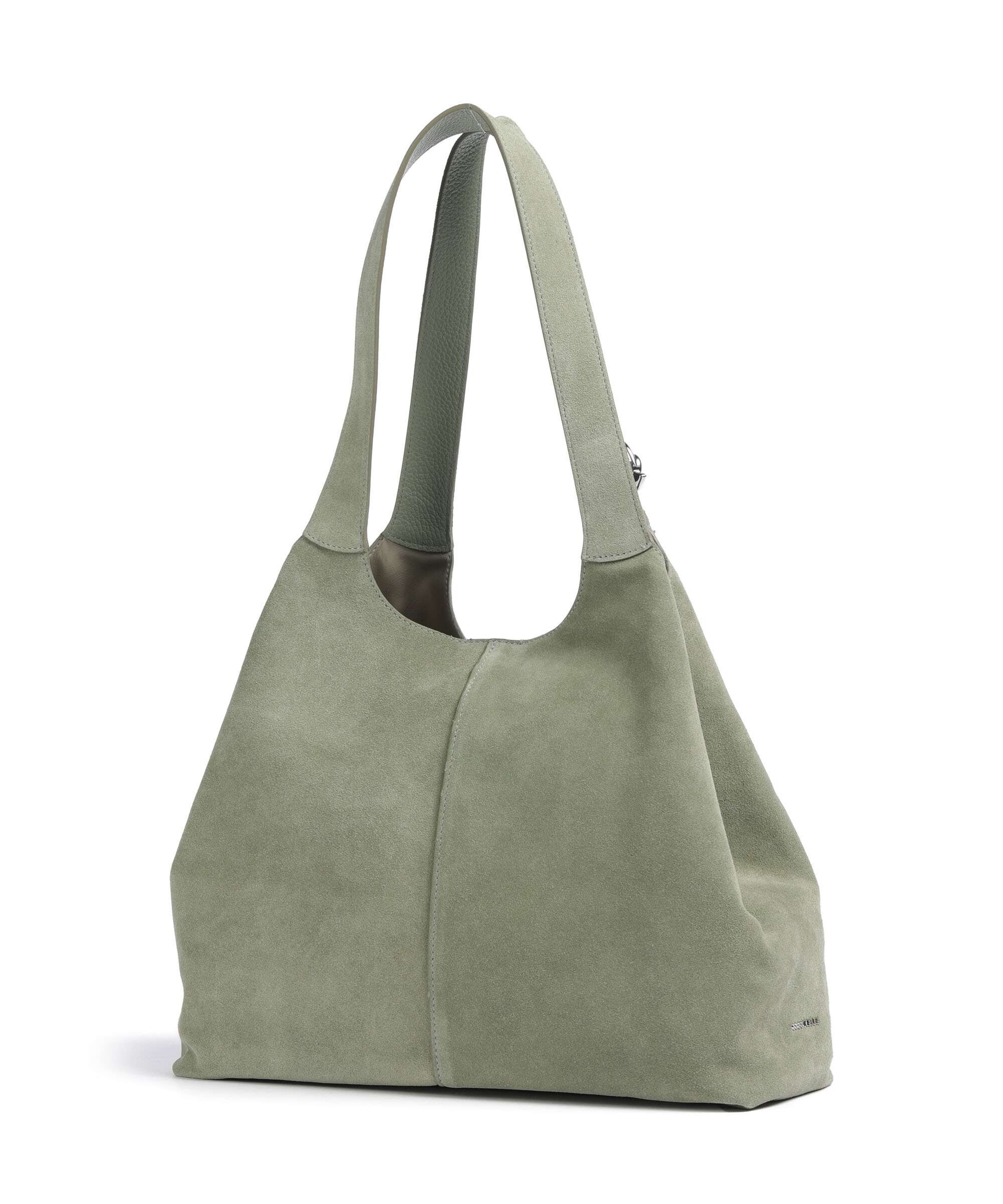 Coccinelle C-Easy Suede Torebka worek greenery - Image 4