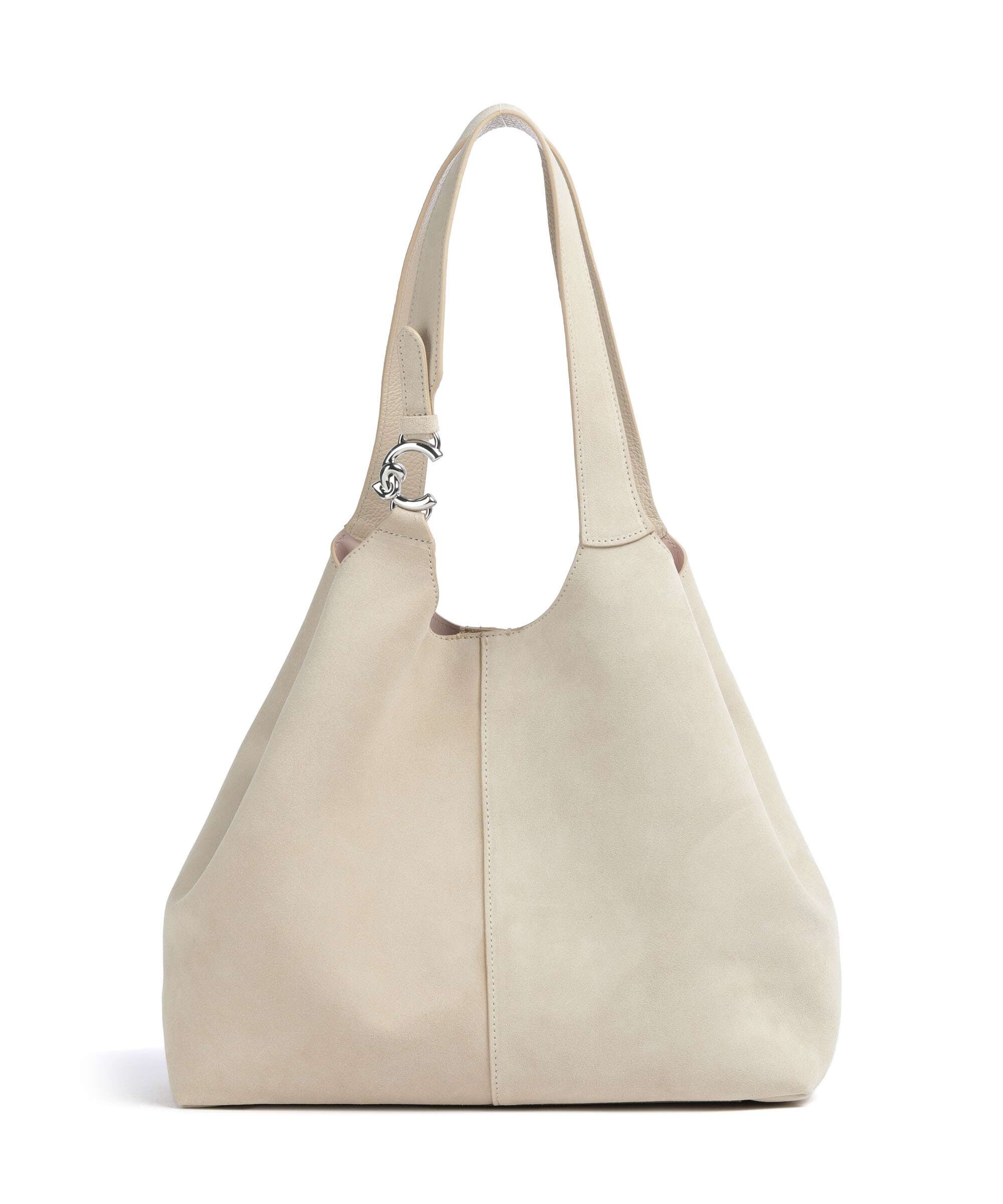 Coccinelle C-Easy Suede Torebka worek sandshell