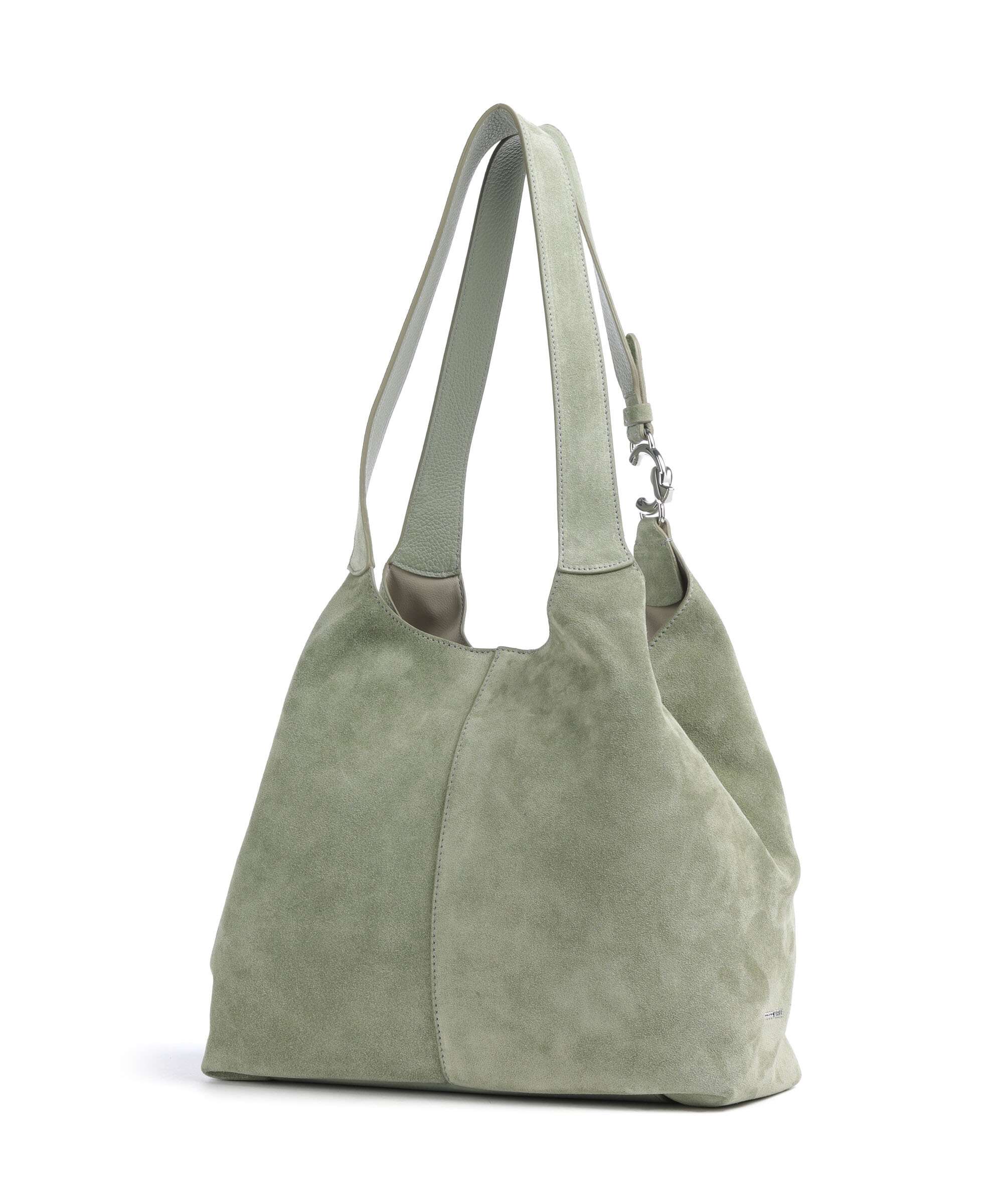 Coccinelle C-Easy Suede Torebka worek greenery - Image 4