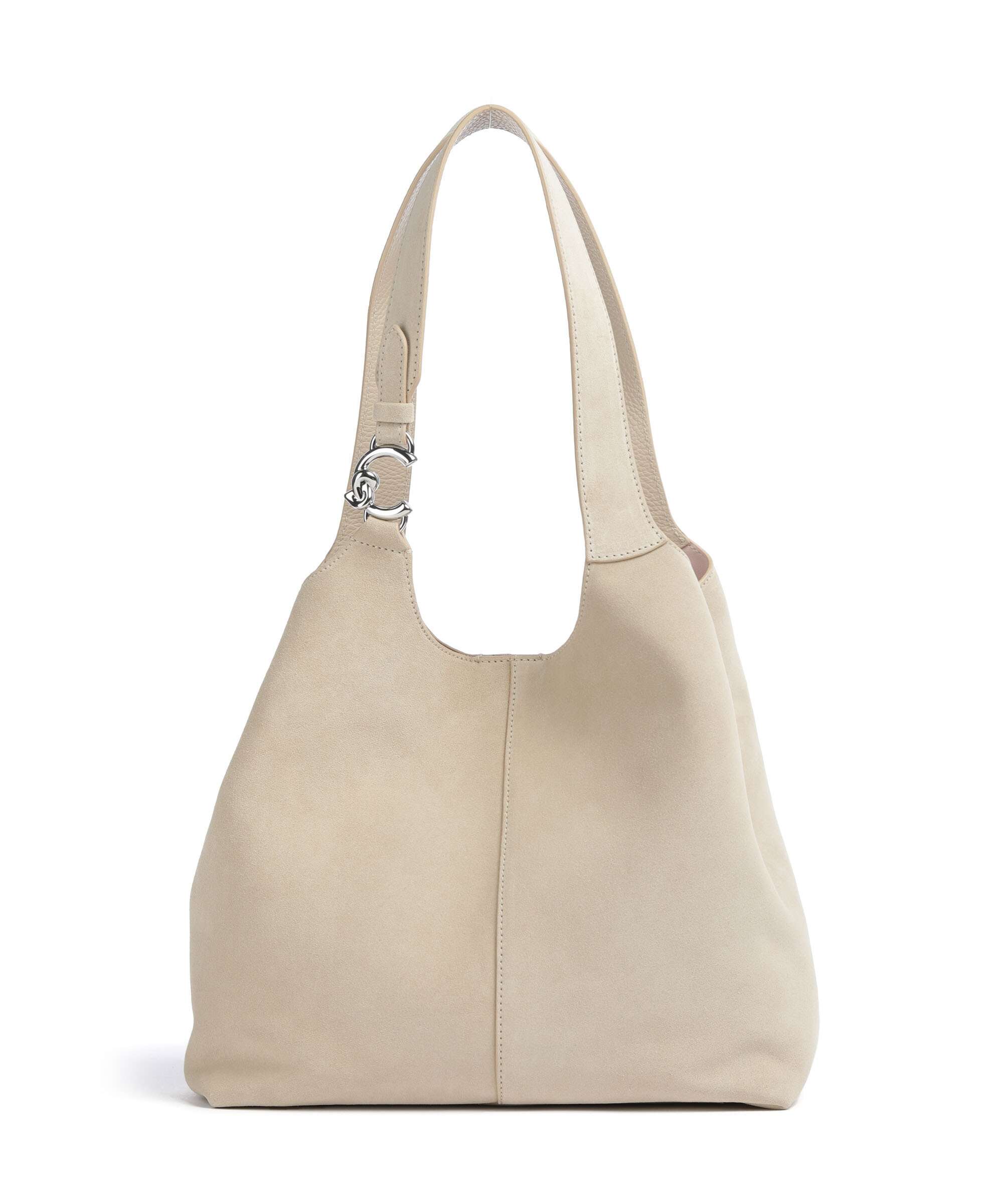 Coccinelle C-Easy Suede Torebka worek sandshell