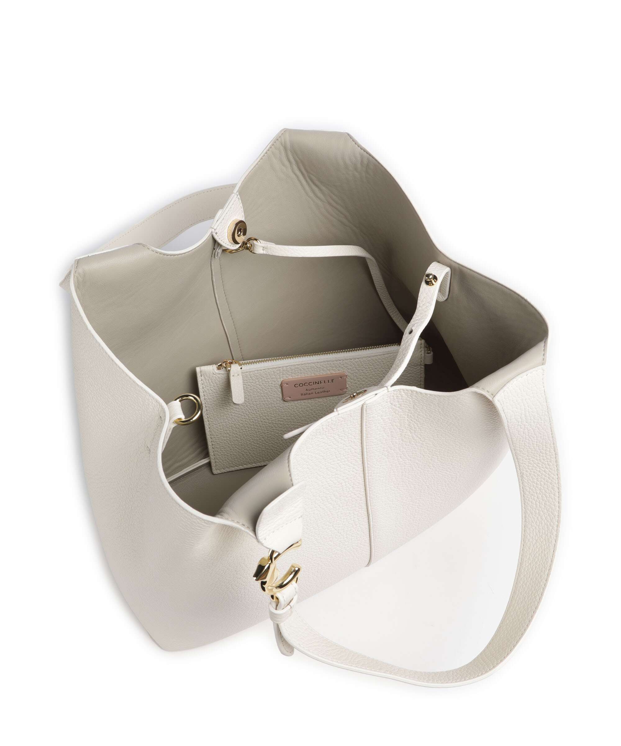 Coccinelle C-Easy Torebka worek pearl - Image 6
