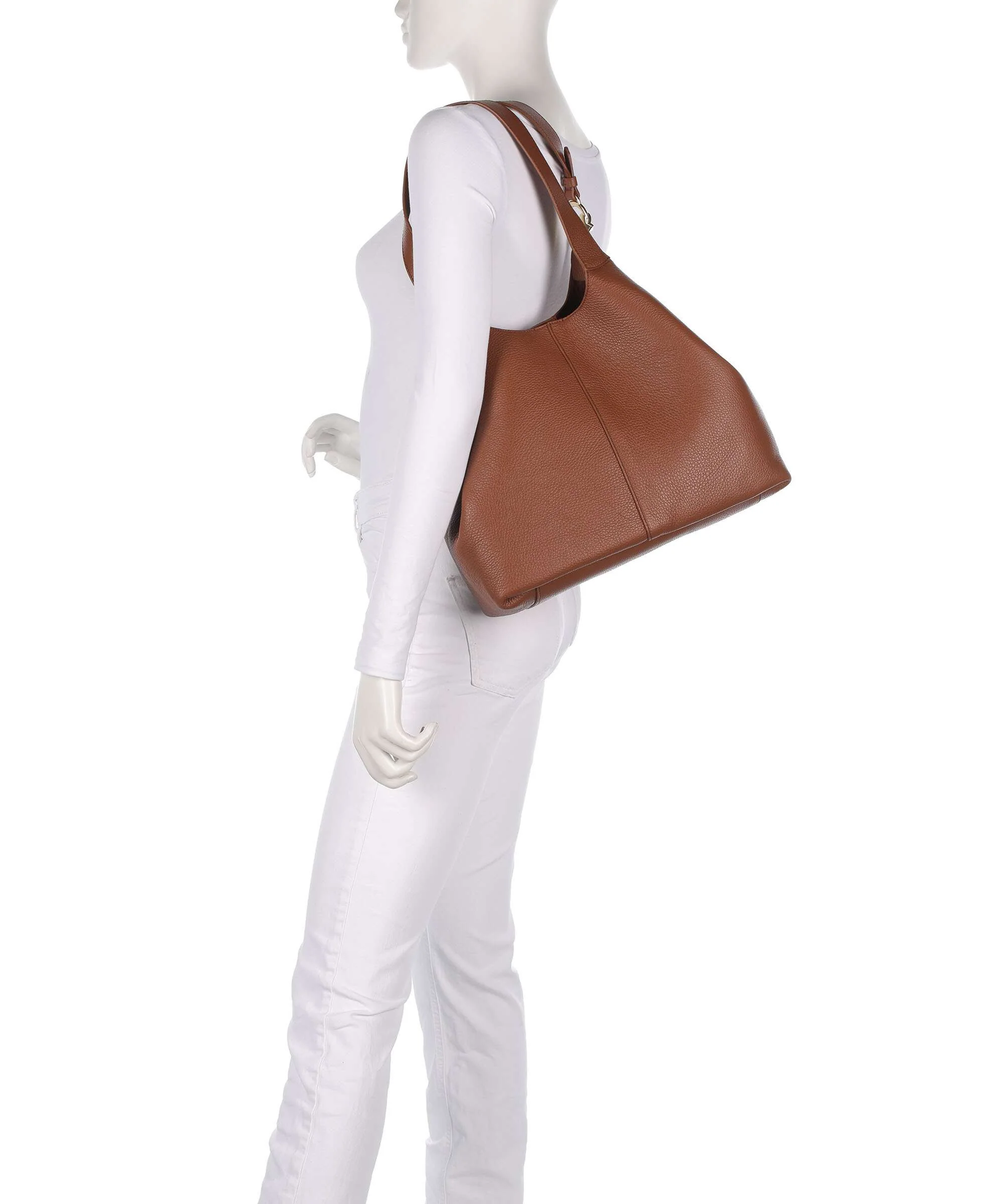 Coccinelle C-Easy Torebka worek cognac - Image 3