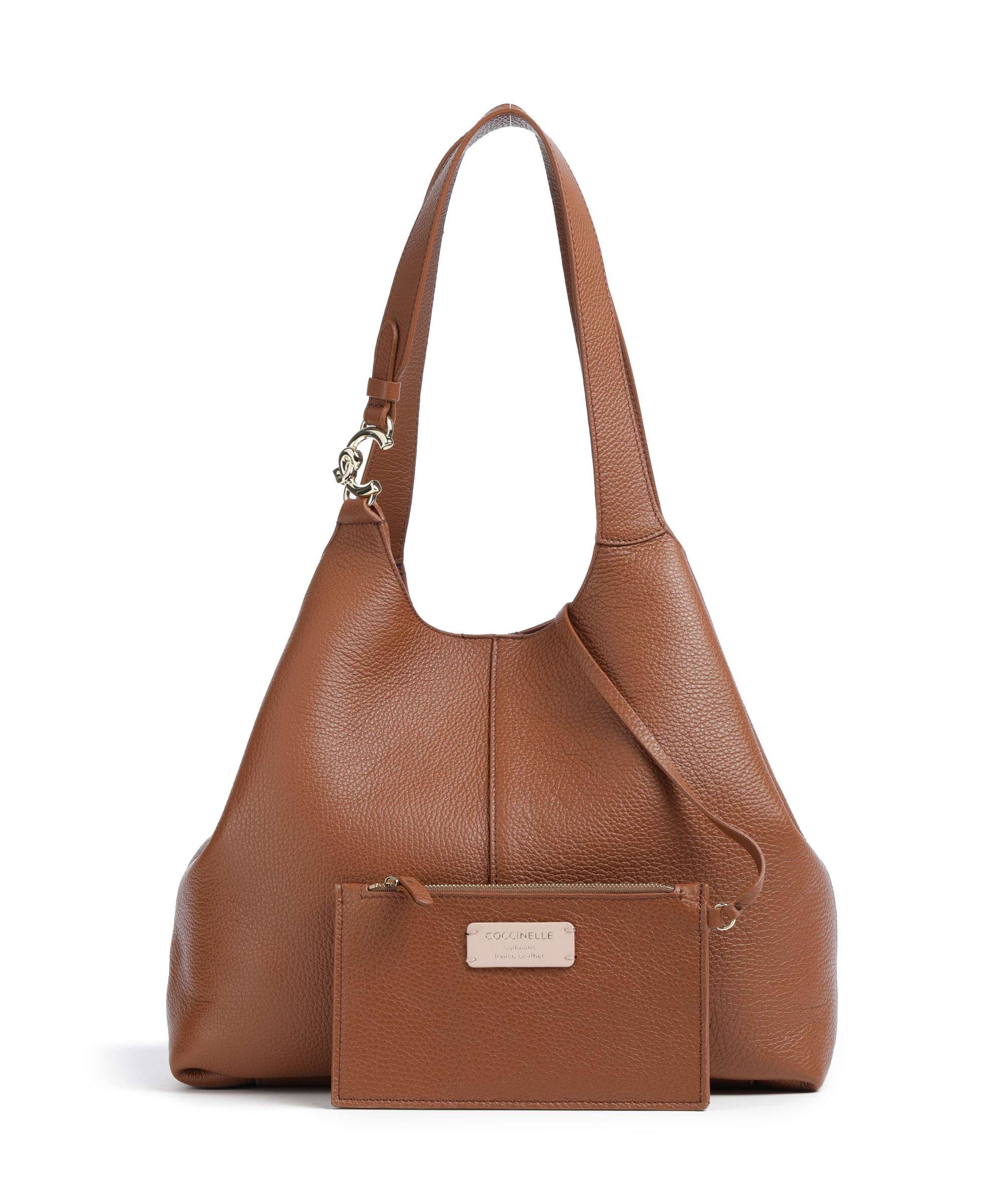 Coccinelle C-Easy Torebka worek cognac - Image 6