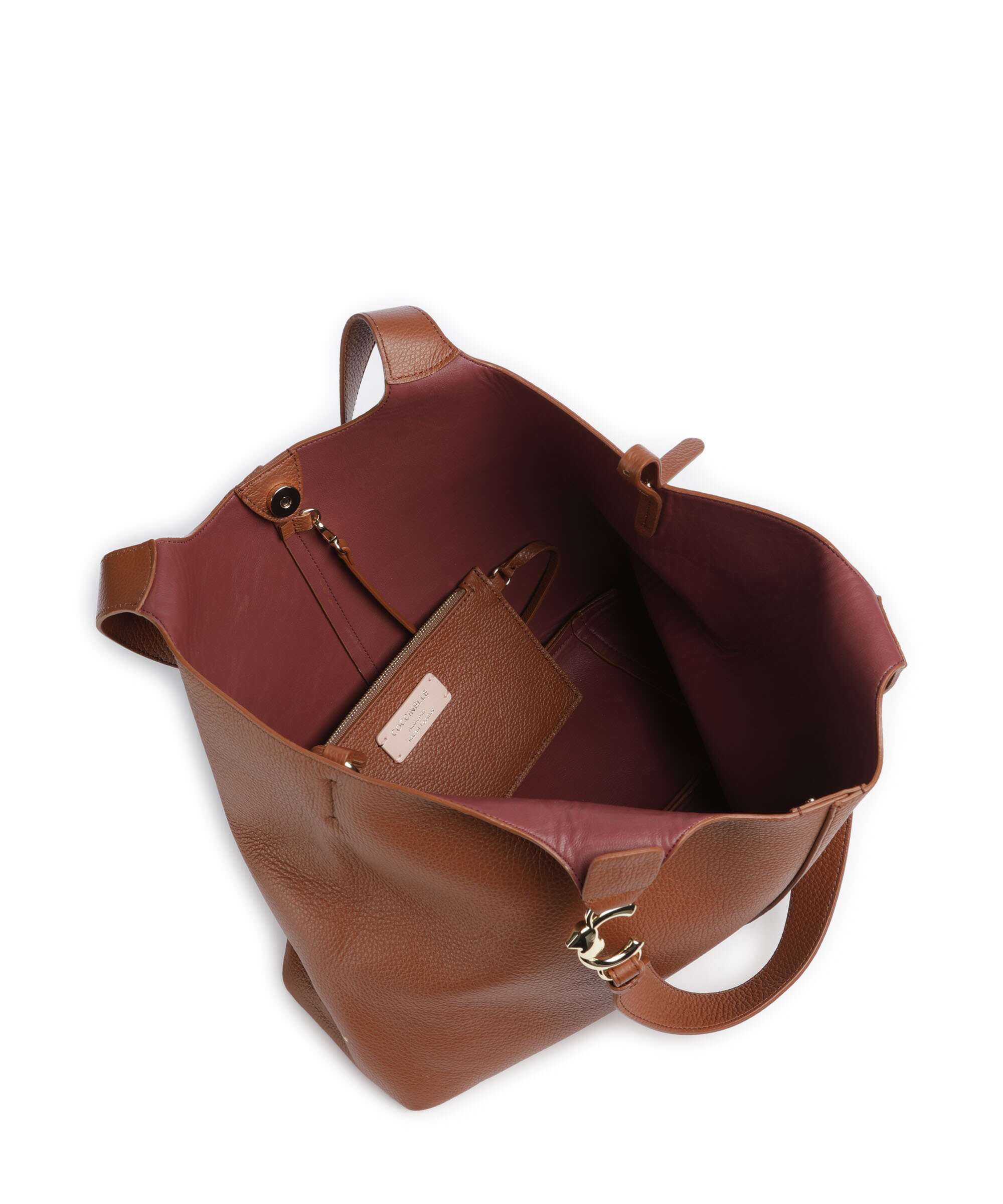 Coccinelle C-Easy Torebka worek cognac - Image 7