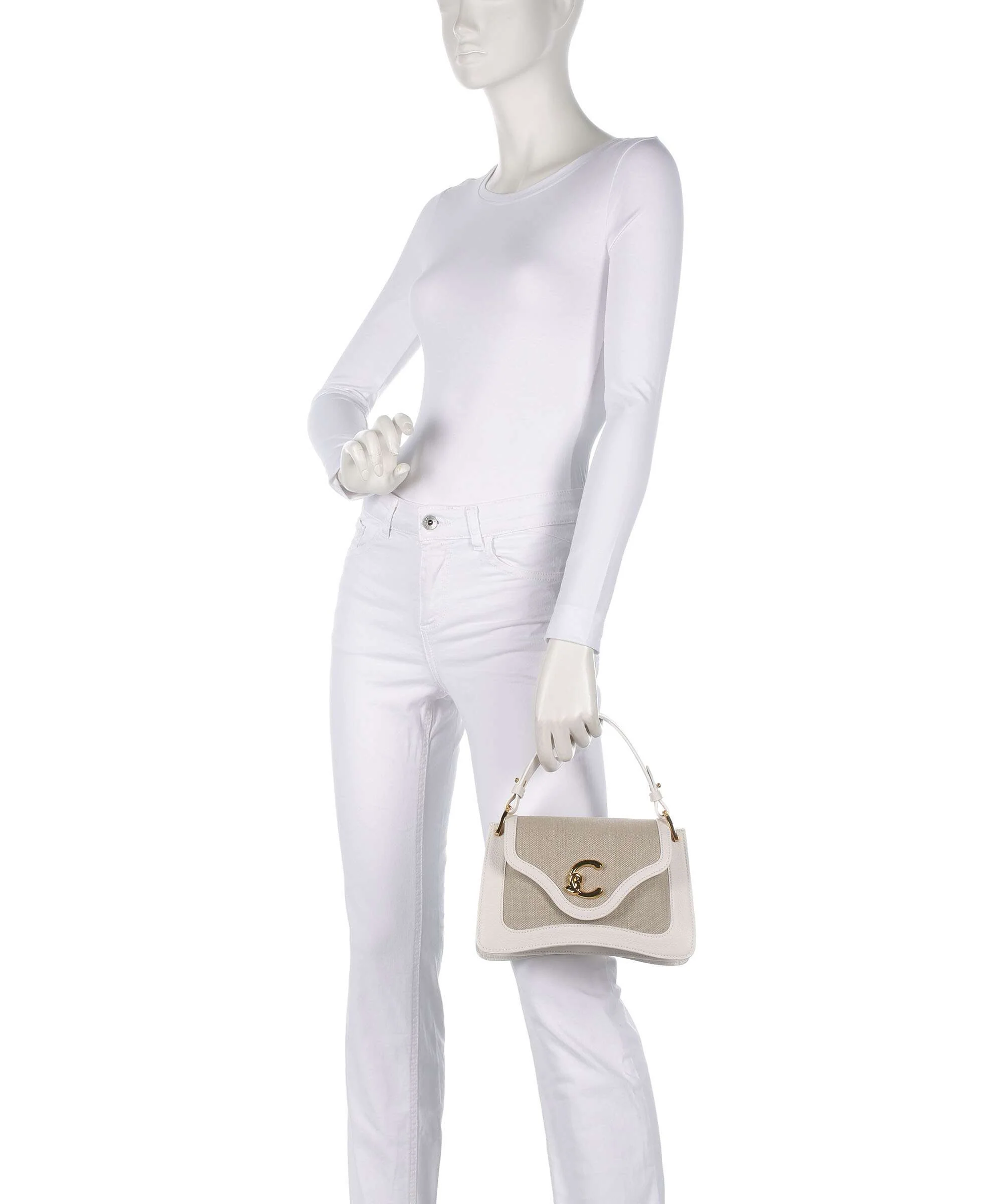 Coccinelle C-Me Torebka natural/blanco - Image 3
