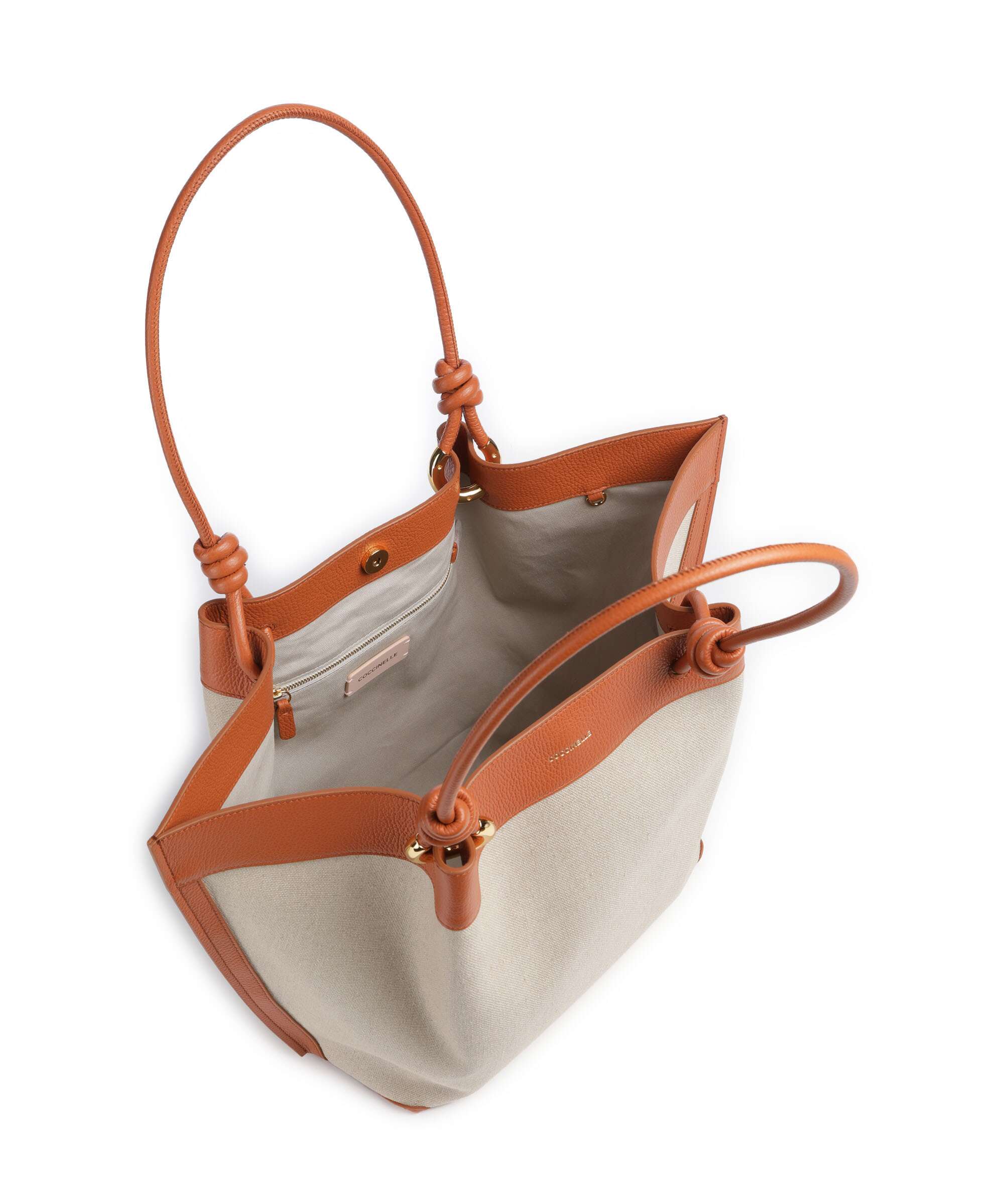 Coccinelle Finn Canvas Torba na zakupy natural/crab - Image 6