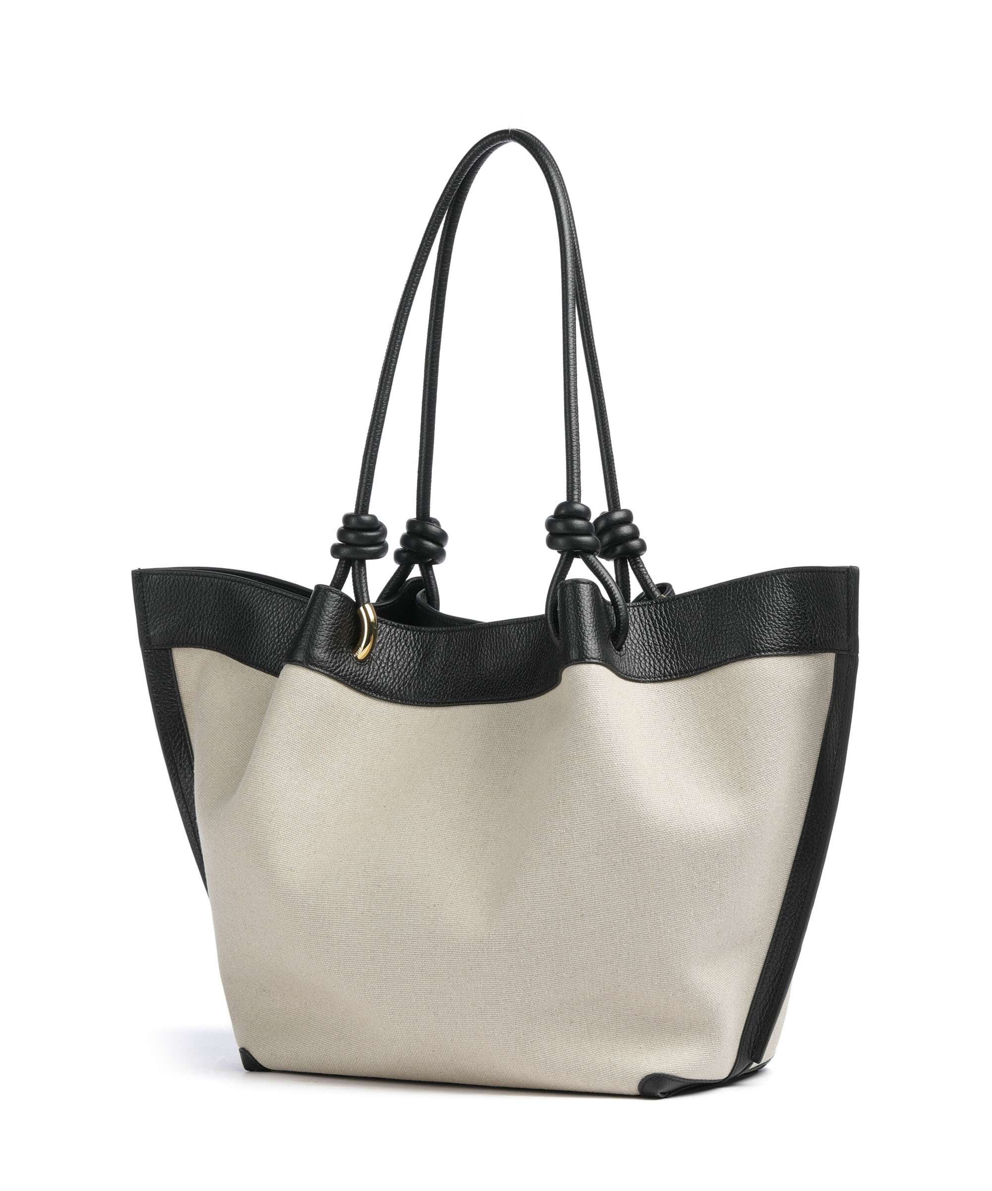 Coccinelle Finn Canvas Torba na zakupy natural/noir - Image 2