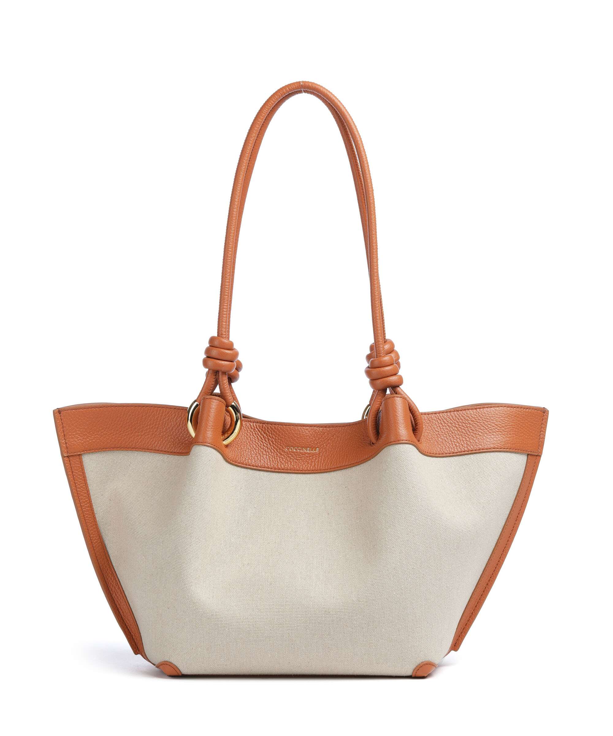 Coccinelle Finn Canvas Torebka worek natural/crab