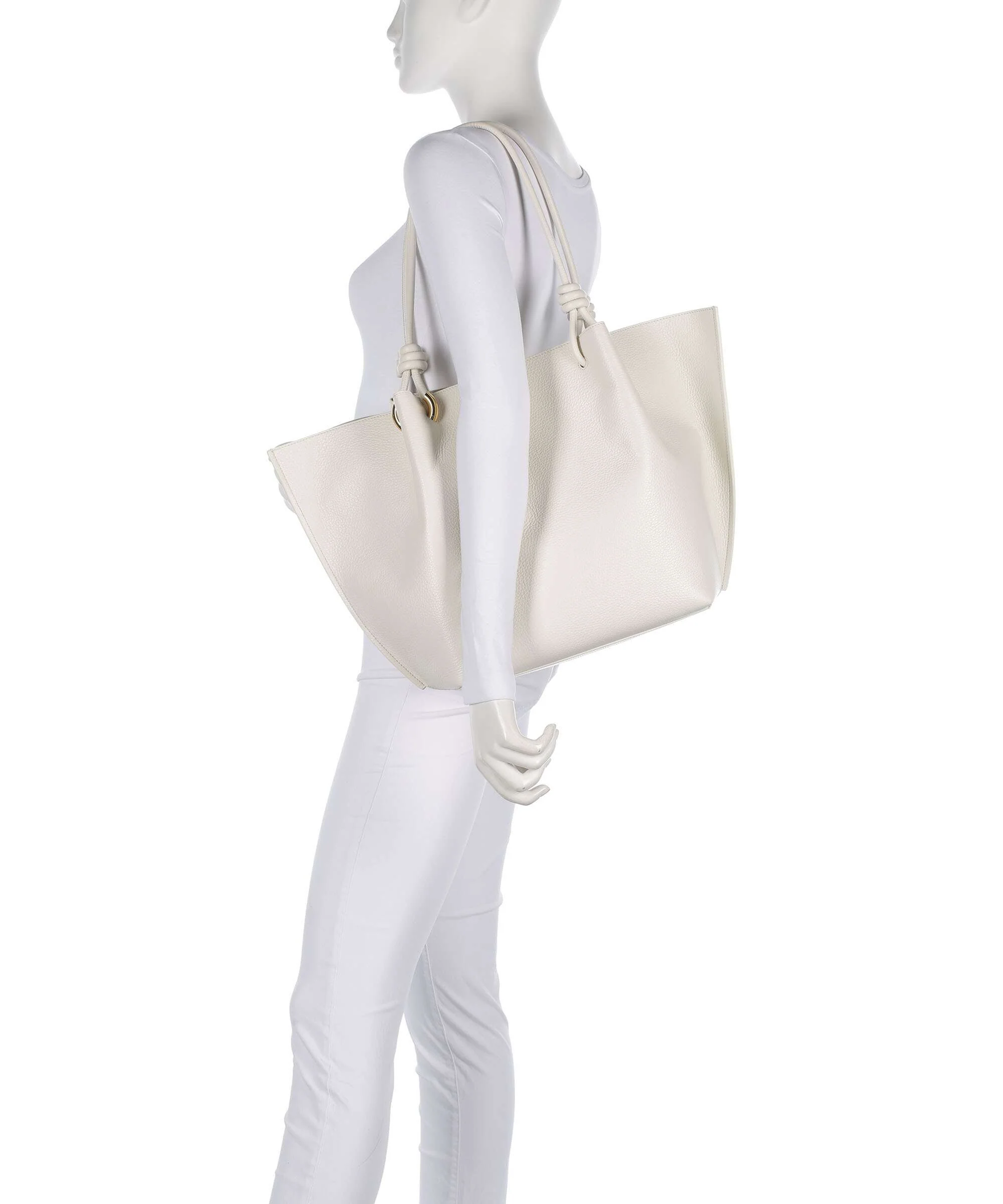 Coccinelle Finn Torba na zakupy pearl - Image 3