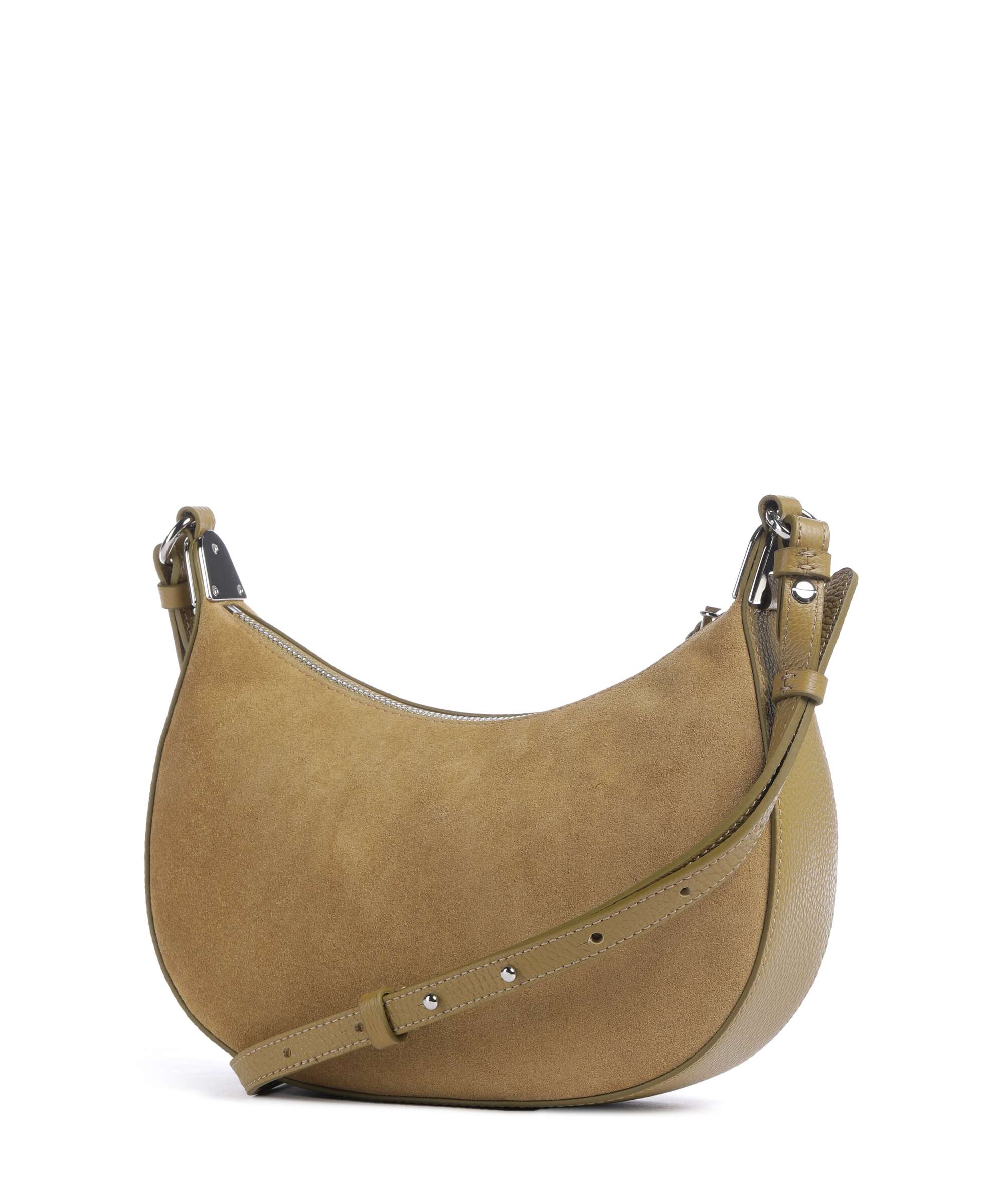 Coccinelle Fujiko Suede Torba przez ramię seagrass - Image 2