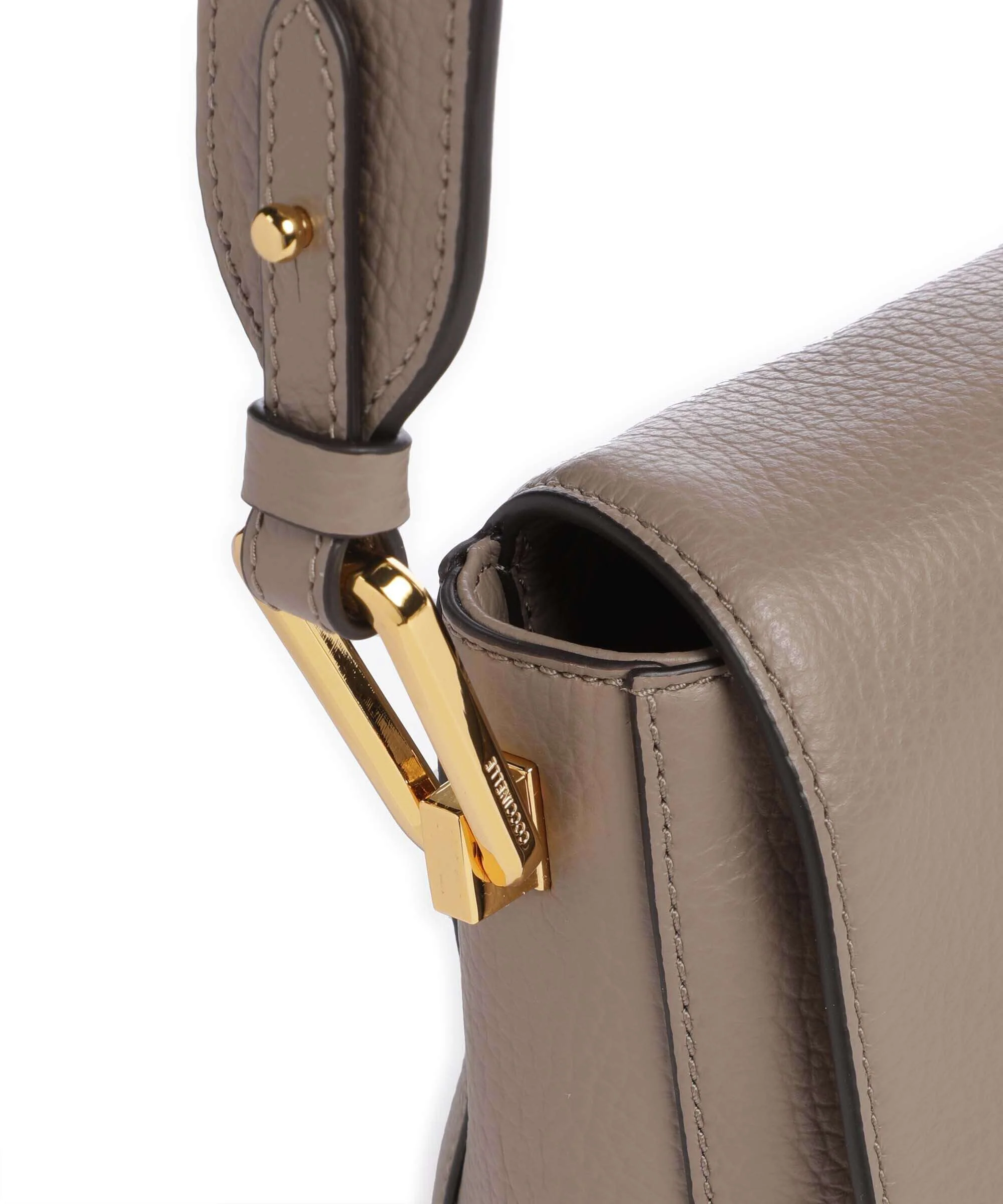 Coccinelle Liya Signature Torba przez ramię warm taupe - Image 4