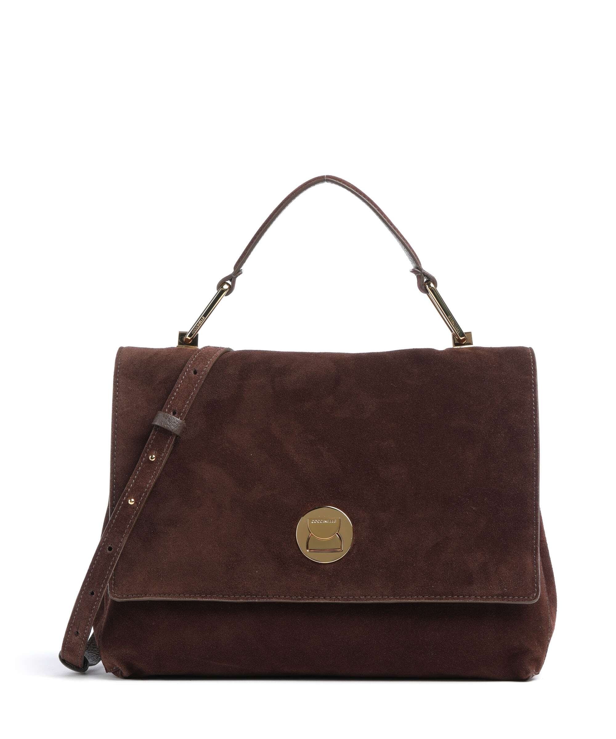 Coccinelle Liya Suede Torebka brunette