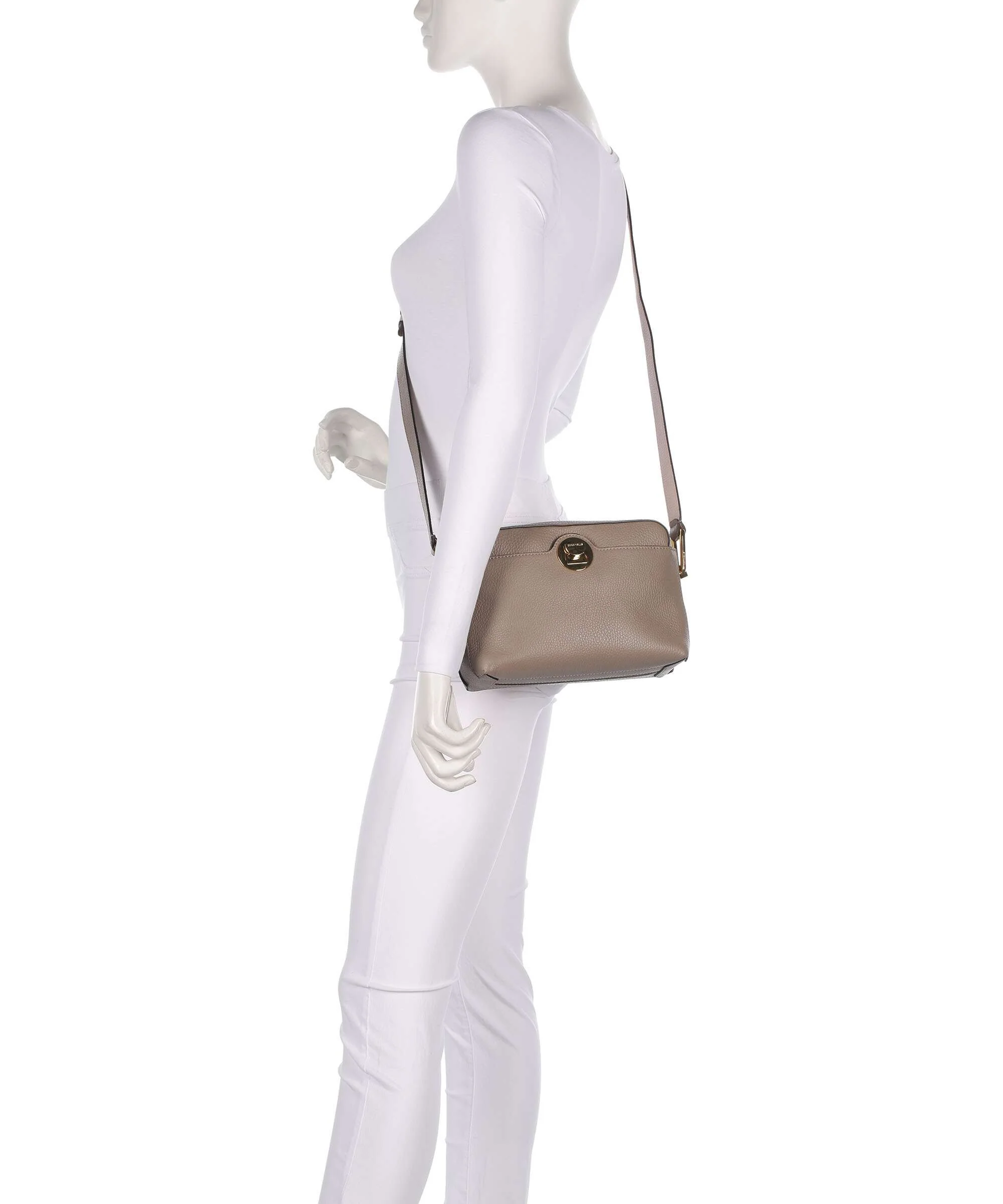 Coccinelle Liya Torba przez ramię warm taupe/rosette - Image 3
