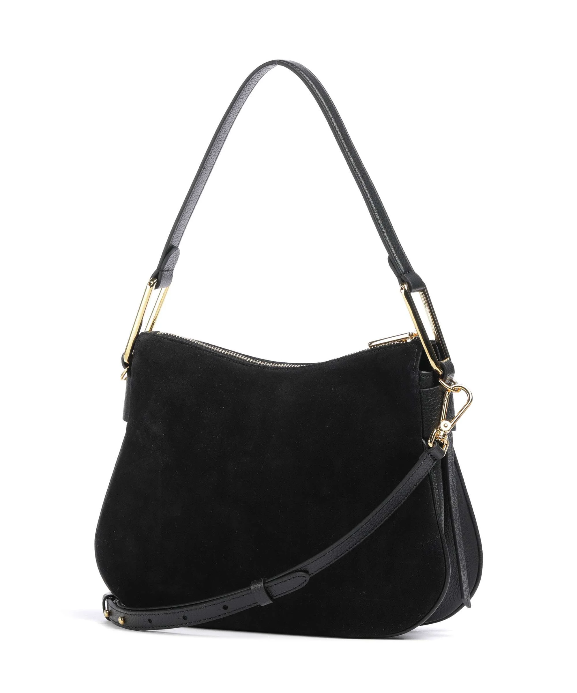 Coccinelle Magie Suede Torebka worek noir - Image 2