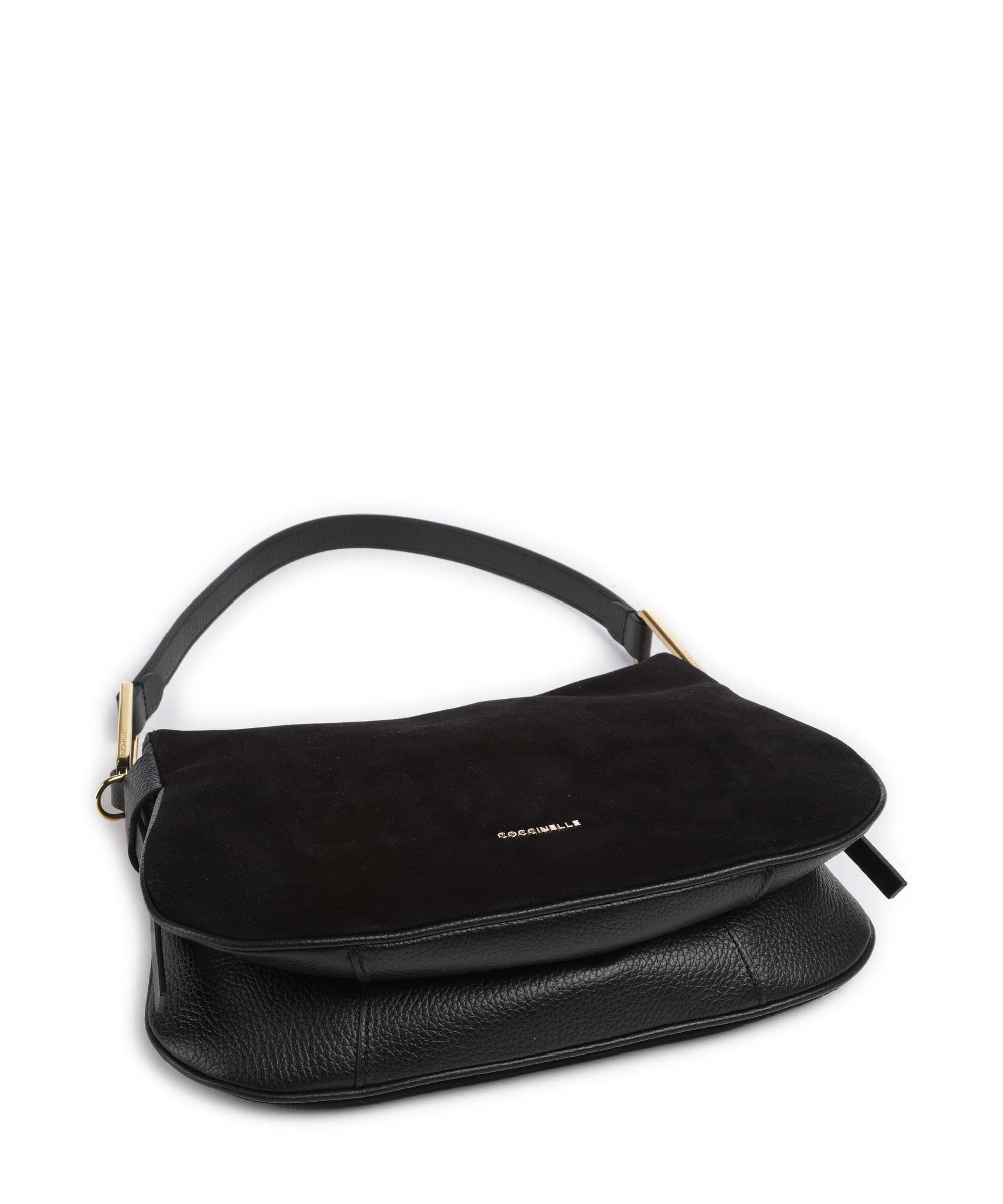 Coccinelle Magie Suede Torebka worek noir - Image 5
