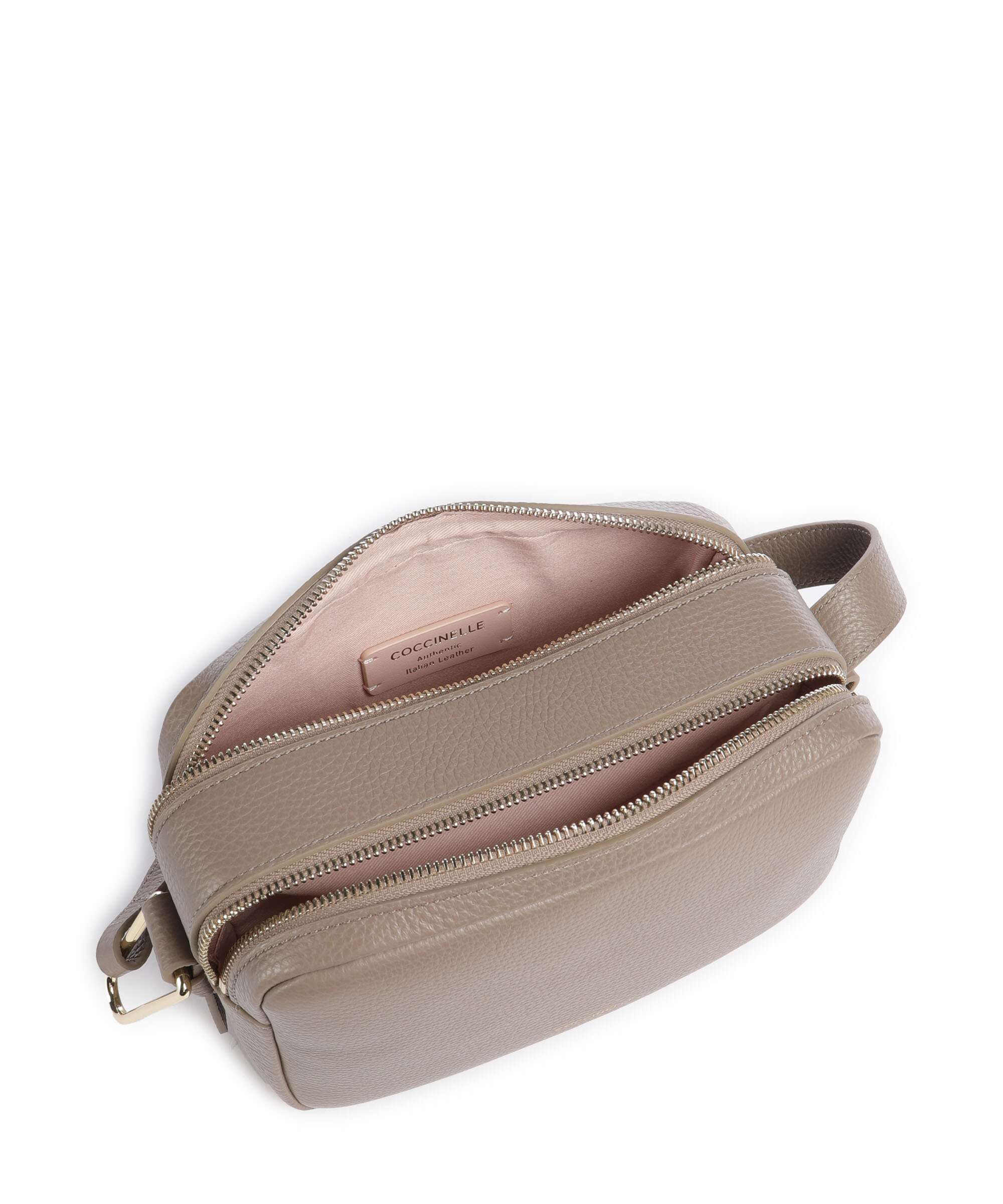 Coccinelle Malory Torba przez ramię warm taupe - Image 6
