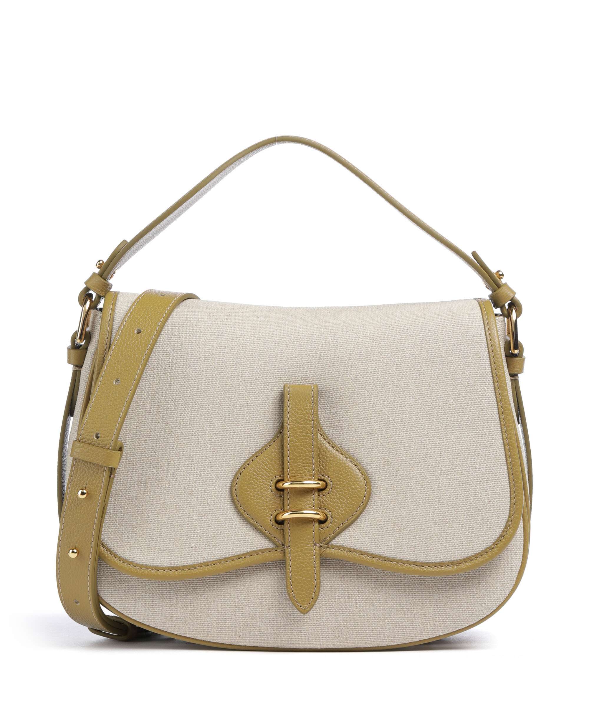 Coccinelle Mavery Canvas Torebka natural/seagrass