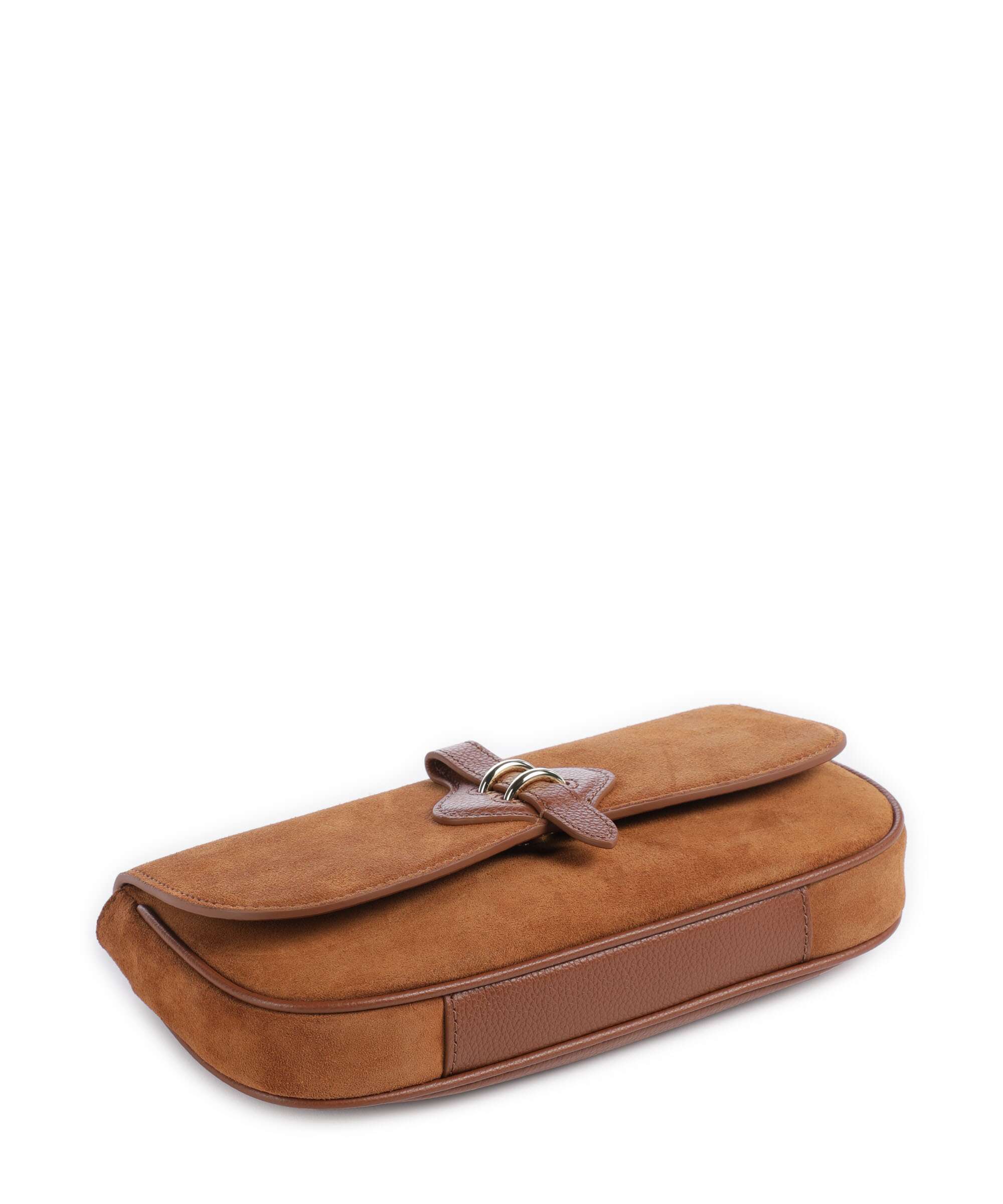 Coccinelle Mavery Suede Torba przez ramię cognac - Image 4