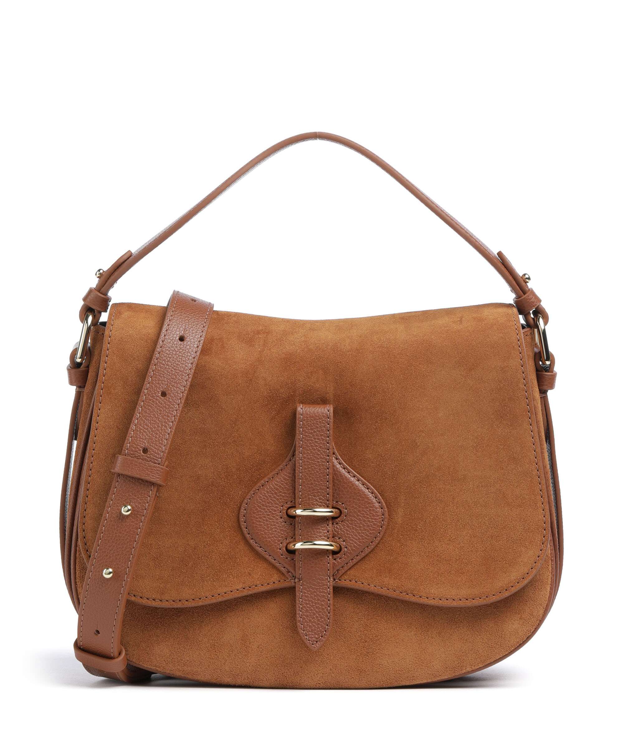 Coccinelle Mavery Suede Torebka cognac